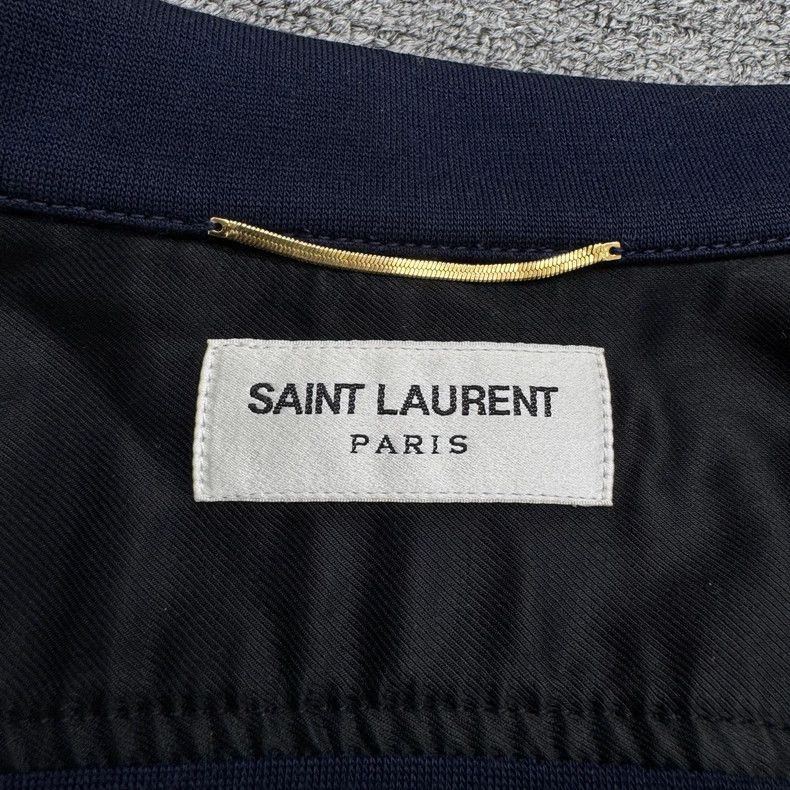 Saint Laurent Paris SLP Embroidered Letter Wool Jacket- Size US M / EU 48-50 / 2 - 2 Thumbnail