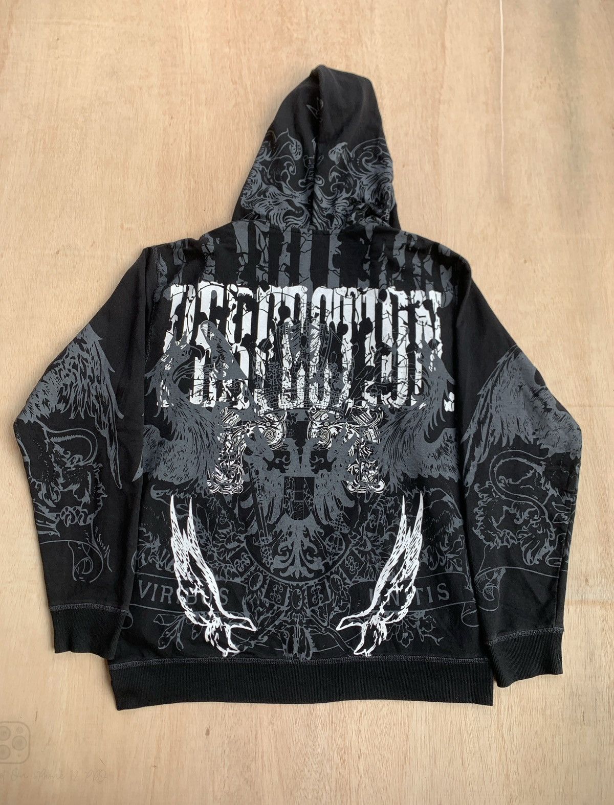 Hysteric Glamour Y2k Souchpole Poem Ifsixwasnine Punk Style Hoodie Size US XL / EU 56 / 4 - 2 Thumbnail