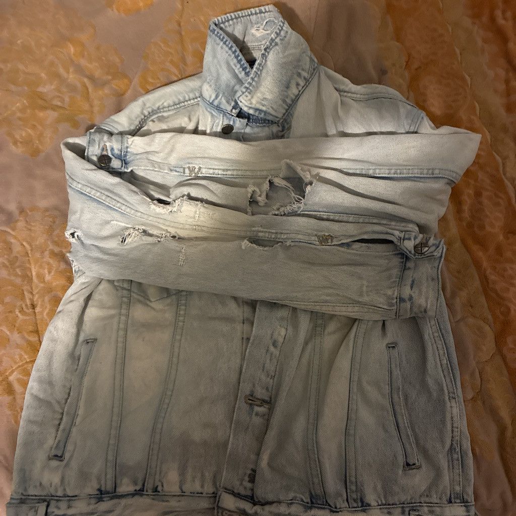 Ksubi Ksubi Denim ripped jean jacket (yes it came like that) Size M / US 6-8 / IT 42-44 - 4 Thumbnail