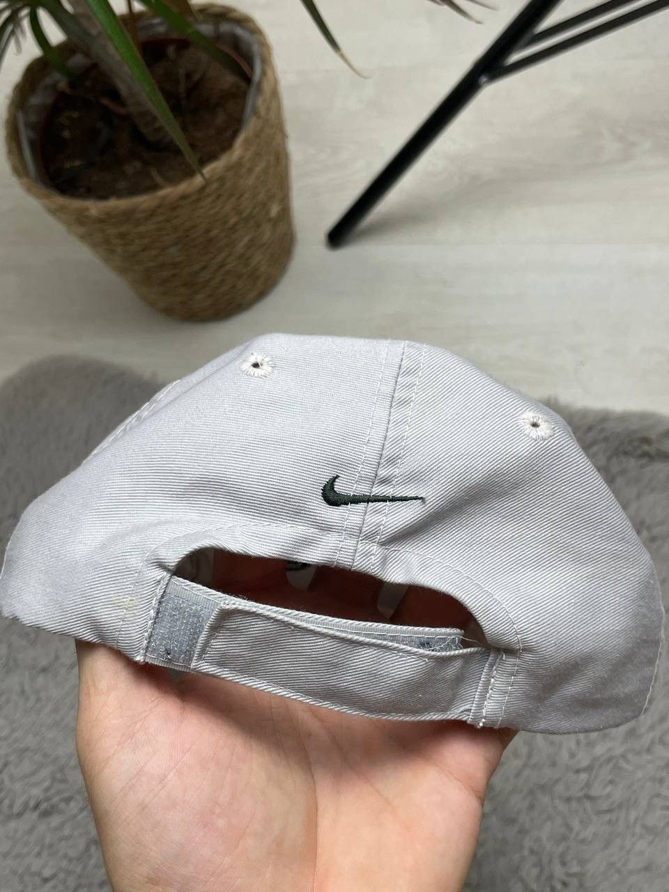 Nike × Vintage Nike Vintage Hat Big CENTER Logo Swoosh Y2K Size ONE SIZE - 2 Thumbnail