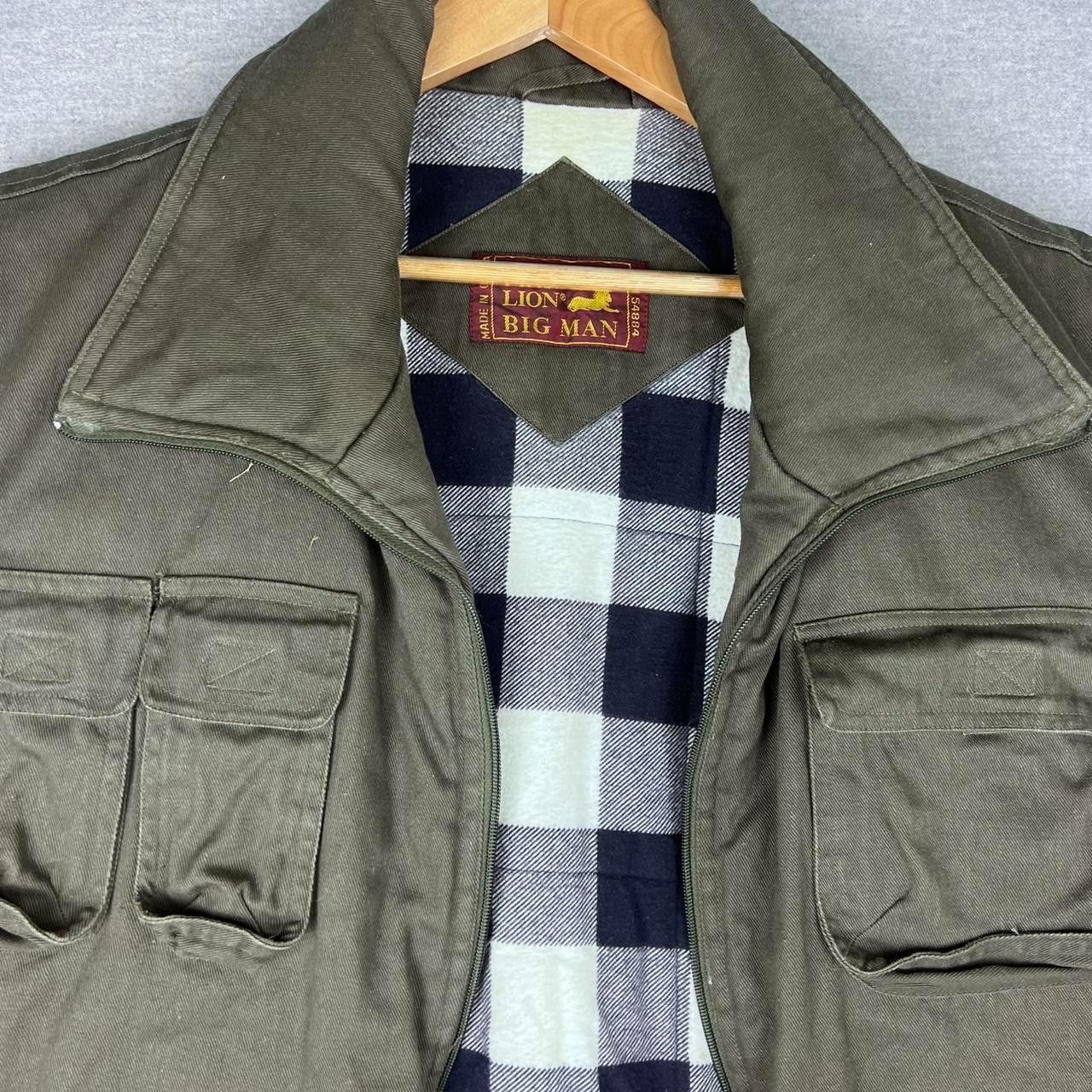 Vintage Branded Lion Vest Mens XXL Pockets Flannel Lined Size US XXL / EU 58 / 5 - 1 Thumbnail