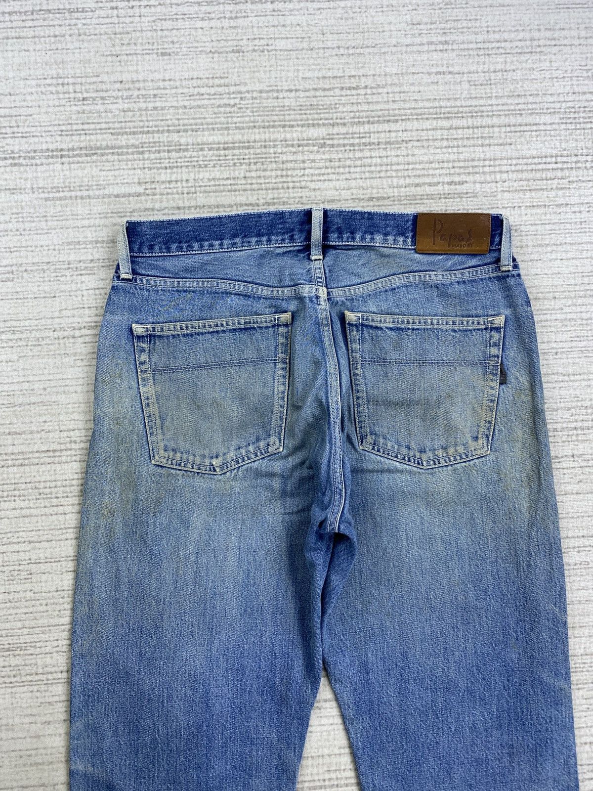 Vintage Vintage Papas Blue Denim Pants Size US 33 - 6 Thumbnail