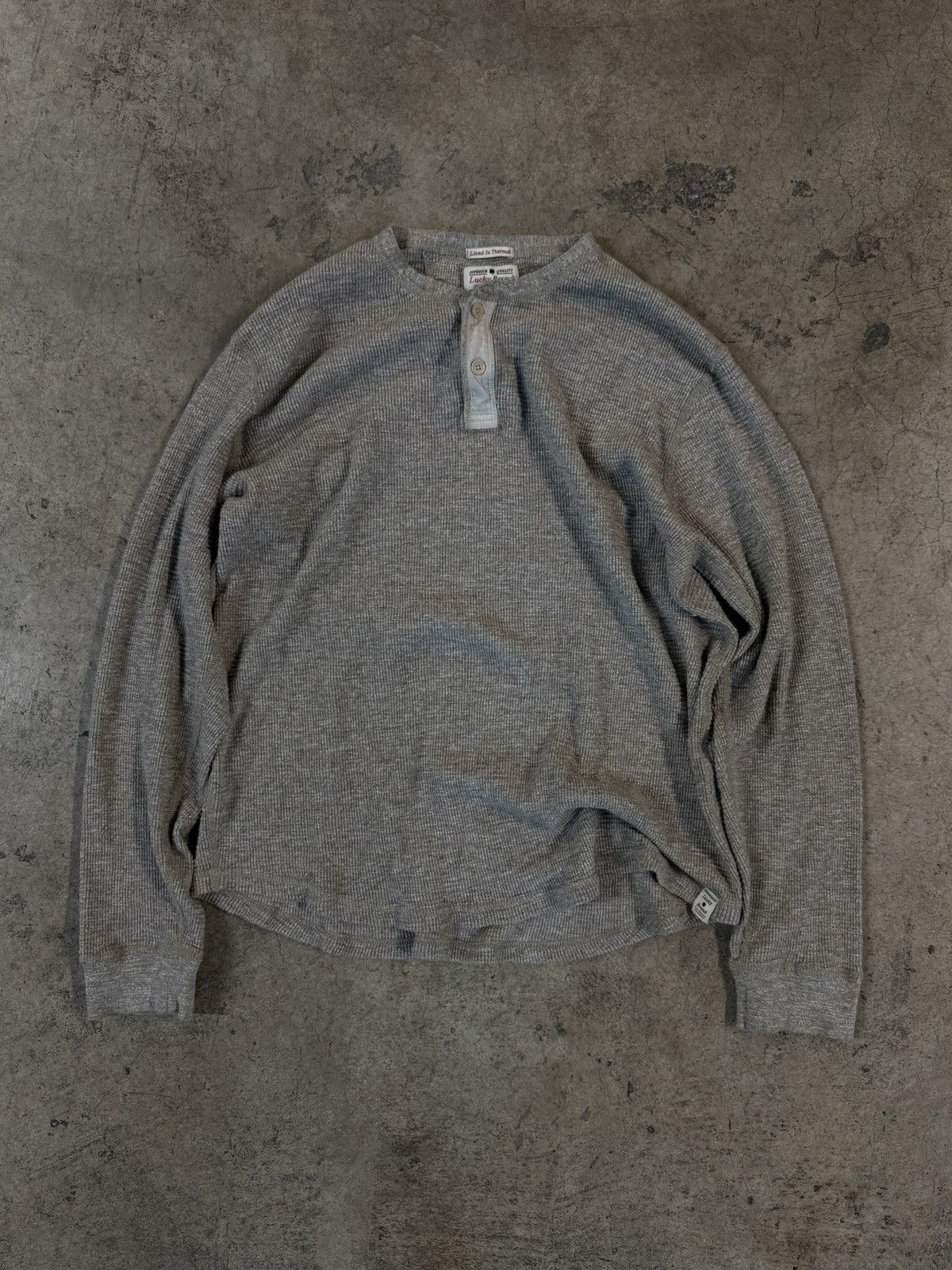 Vintage Vintage Trashed Long Sleeve Thermal Size US L / EU 52-54 / 3 - 1 Thumbnail