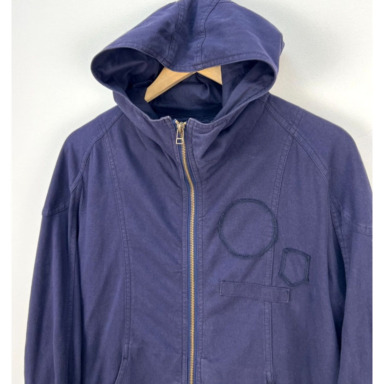 Tsumori Chisato Tsumori Chisato Hoodie Jacket Navy Zip Vintage Men's M 外 Size US M / EU 48-50 / 2 - 2 Thumbnail