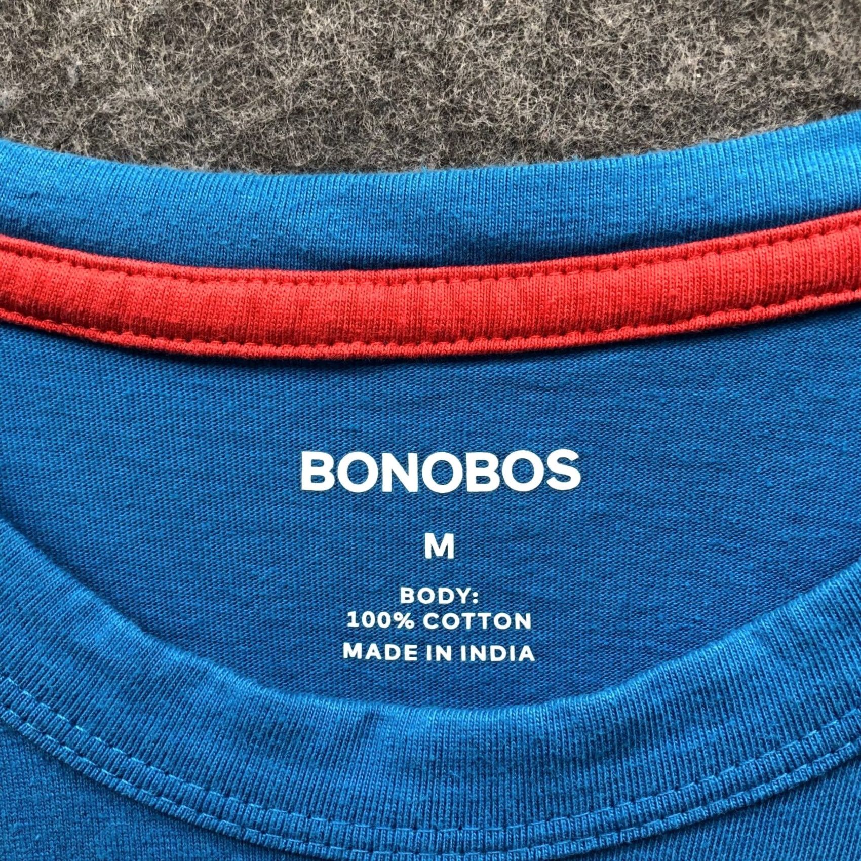Bonobos Bonobos Tee Shirt Mens M Blue Walkman Embroidered Pocket Short Sleeve Cotton Size US M / EU 48-50 / 2 - 6 Thumbnail