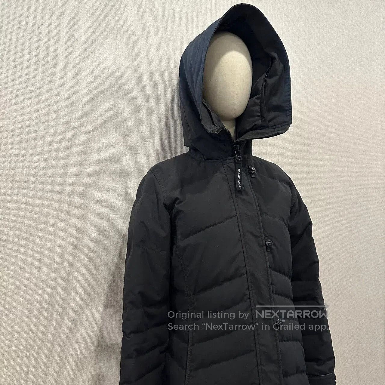 Canada Goose Canada Goose Black Long Hooded Down Jacket. Size US M / EU 48-50 / 2 - 4 Thumbnail