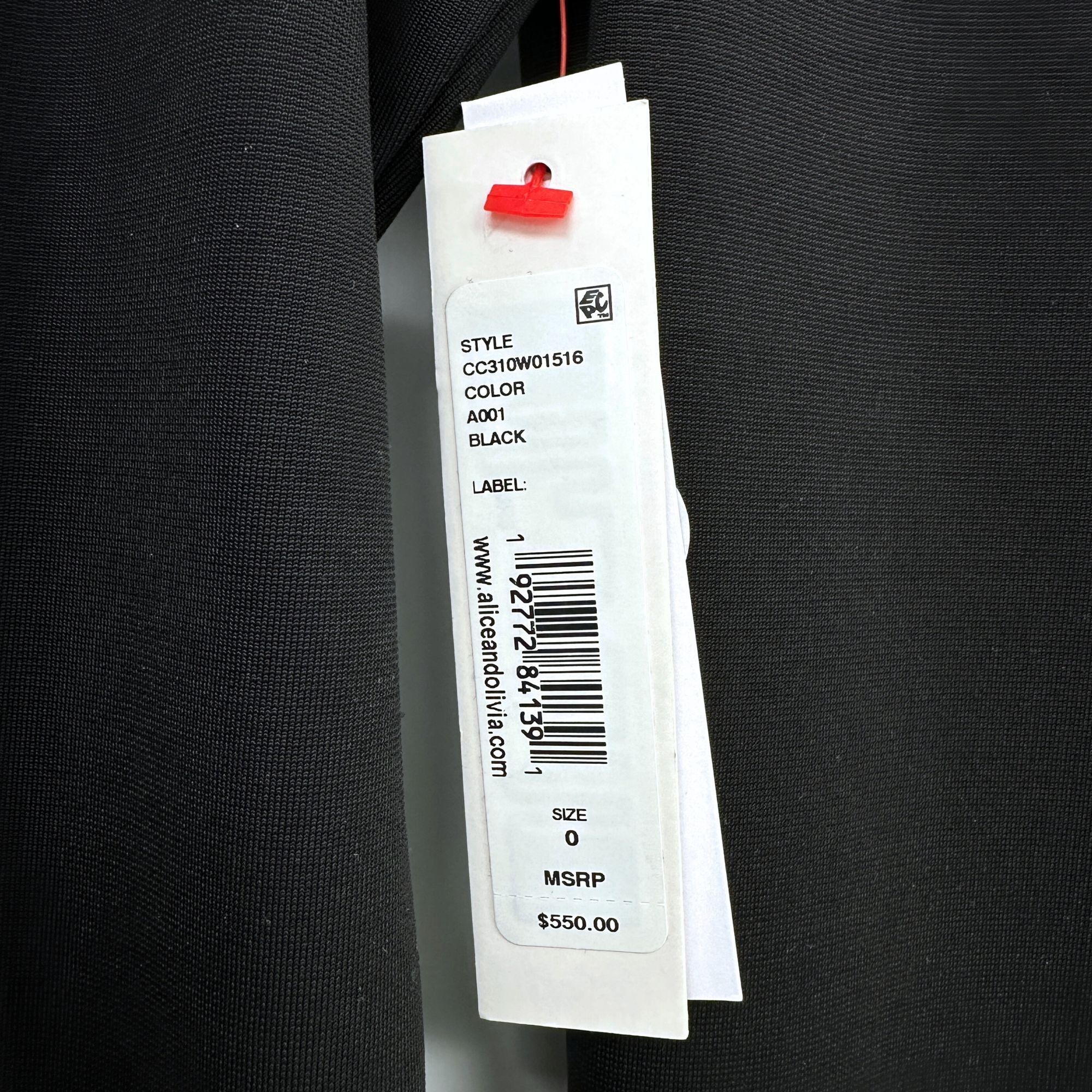 Alice + Olivia Alice + Olivia Kalena Crystal Cutout Black Jersey Maxi Dress Size XS / US 0-2 / IT 36-38 - 7 Thumbnail