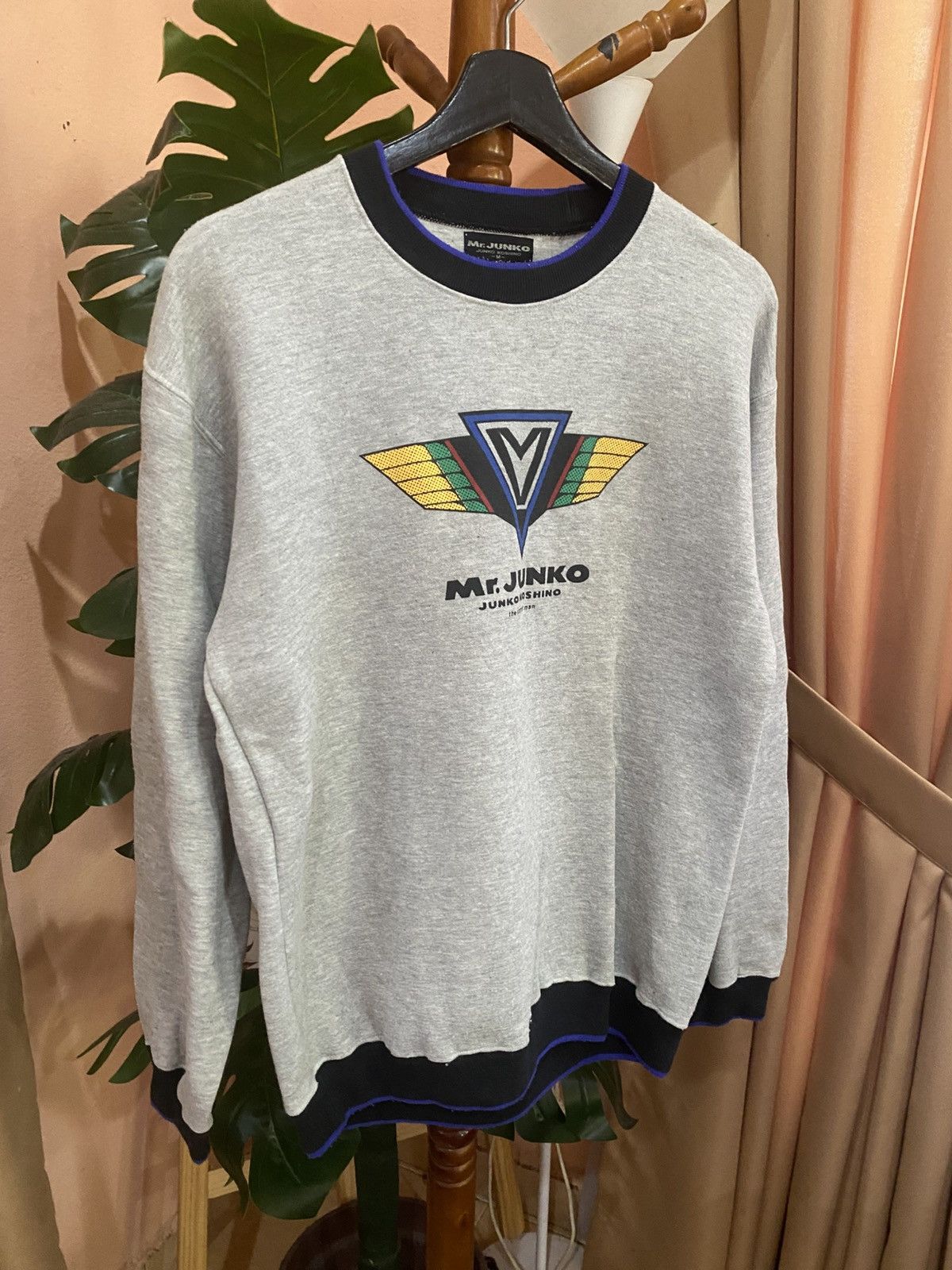 Mr. Junko Mr. Junko Junko Koshino Vintage Logo Sweatshirt Grey Japan Size US M / EU 48-50 / 2 - 3 Thumbnail
