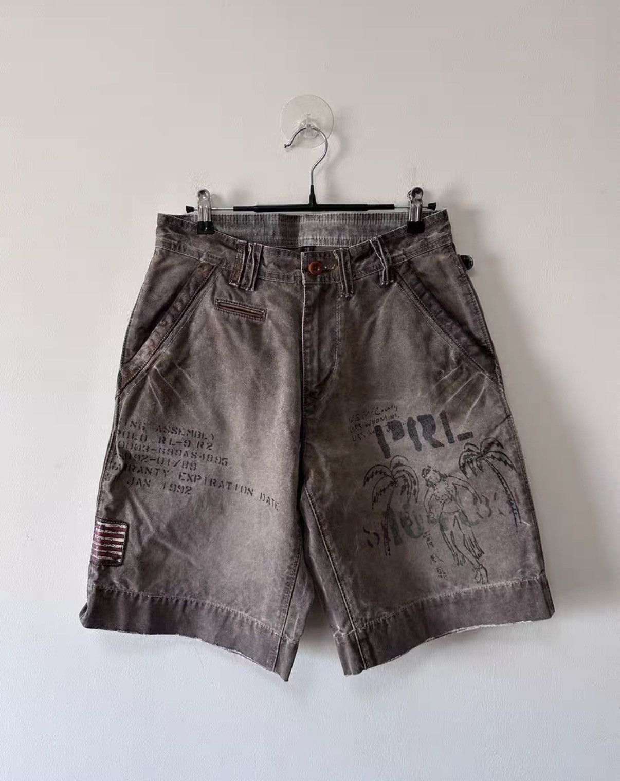 Ralph Lauren Brown Graphic Print Casual Shorts Size 28 Size US 28 / EU 44 - 1 Thumbnail