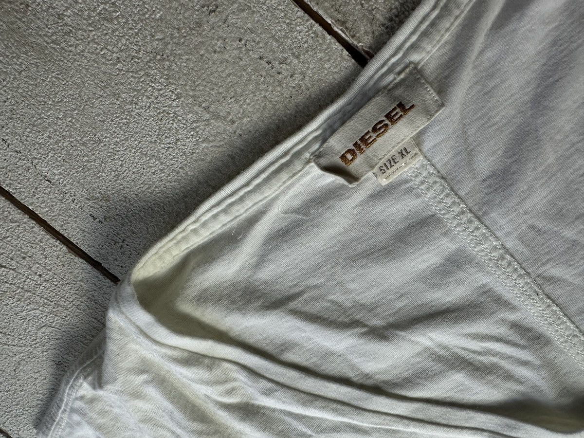 Diesel CRAZY🚨 DIESEL AVANT GARDE Y2K POCKET TANK TOP MEN B&W Size US XL / EU 56 / 4 - 3 Thumbnail