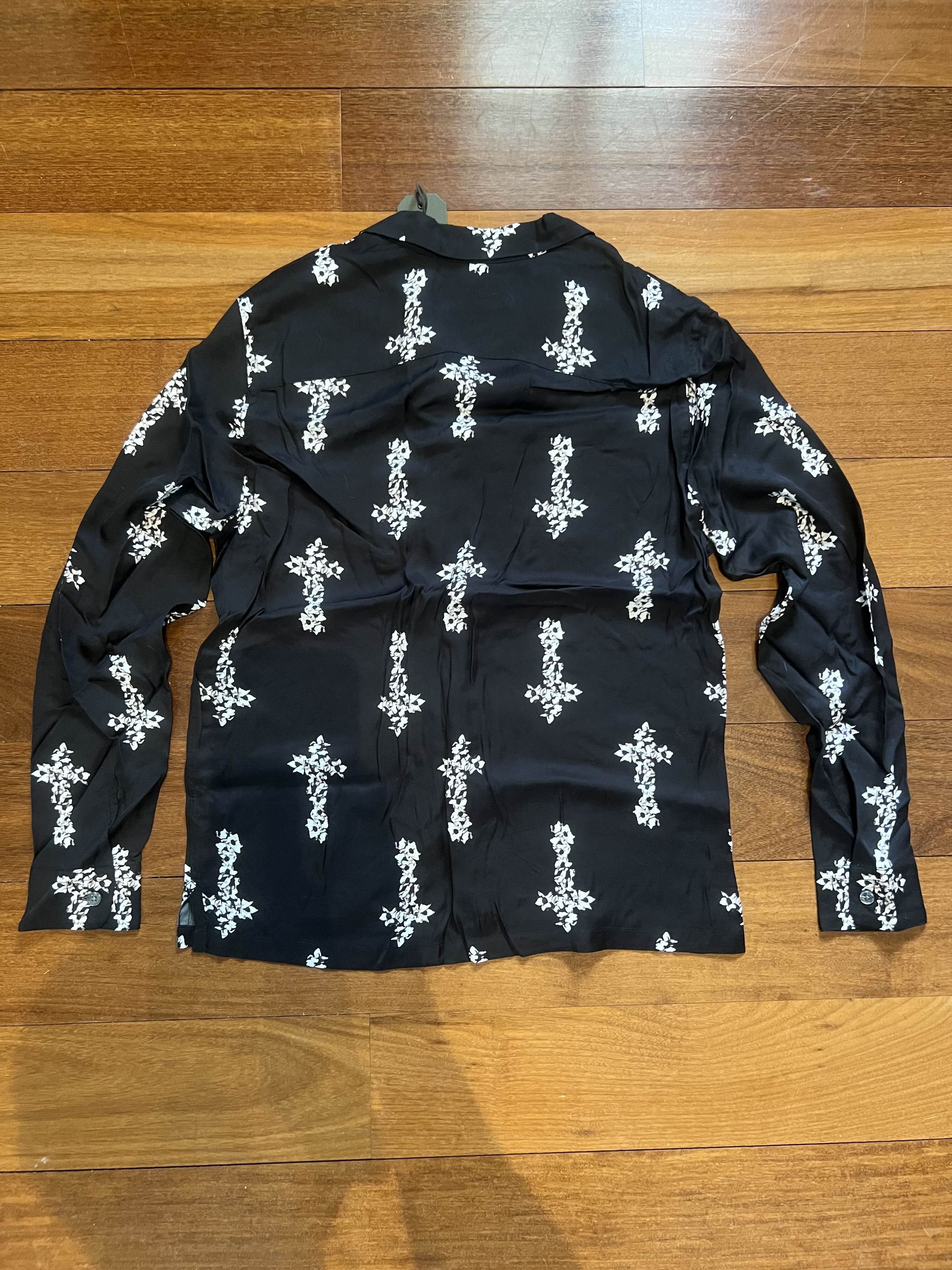Allsaints ALLSAINTS Crossout Long Sleeve Shirt Size US S / EU 44-46 / 1 - 3 Thumbnail