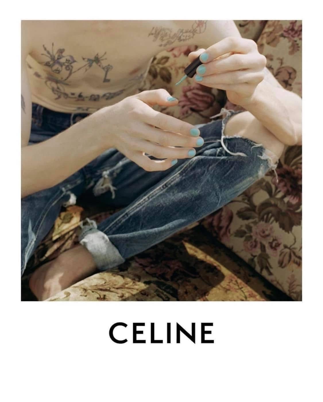 Celine FW20 Celine knee blowout Hedi Slimane union wash jeans 29 Size US 29 - 14 Thumbnail