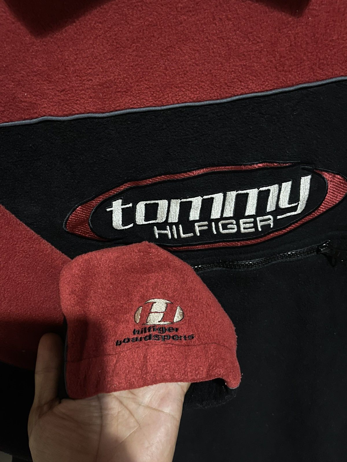 Tommy Hilfiger Vintage Tommy Hilfiger Fleece Size US L / EU 52-54 / 3 - 2 Thumbnail
