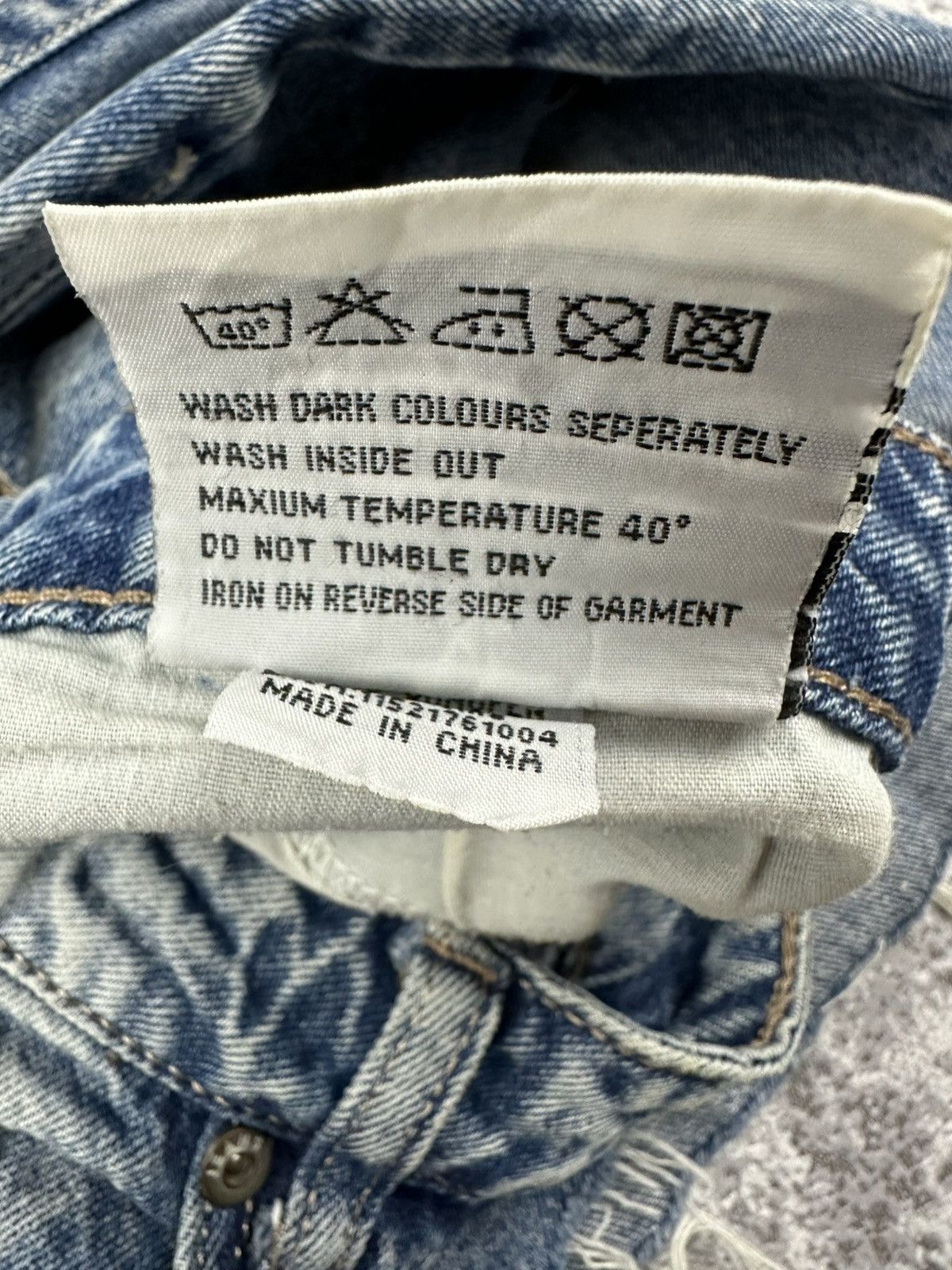 Japanese Brand Jeans Shorts Vintage Kiss Pink Ripped Size US 34 / EU 50 - 7 Thumbnail