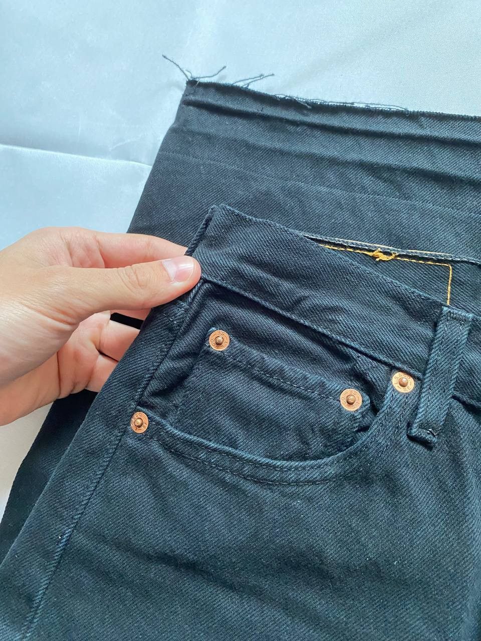 Jean × Levi's × Vintage Vintage 501 Levi’s black jeans size 30x32 Size US 32 / EU 48 - 8 Thumbnail