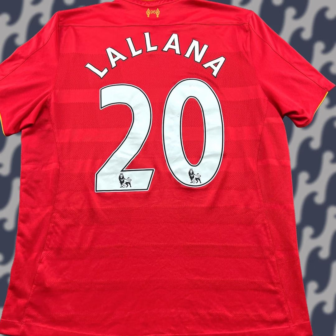 New Balance Liverpool 2016 2017 Home Lallana Men XL Football Jersey New Balance Adult Shirt Size US XL / EU 56 / 4 - 1 Thumbnail