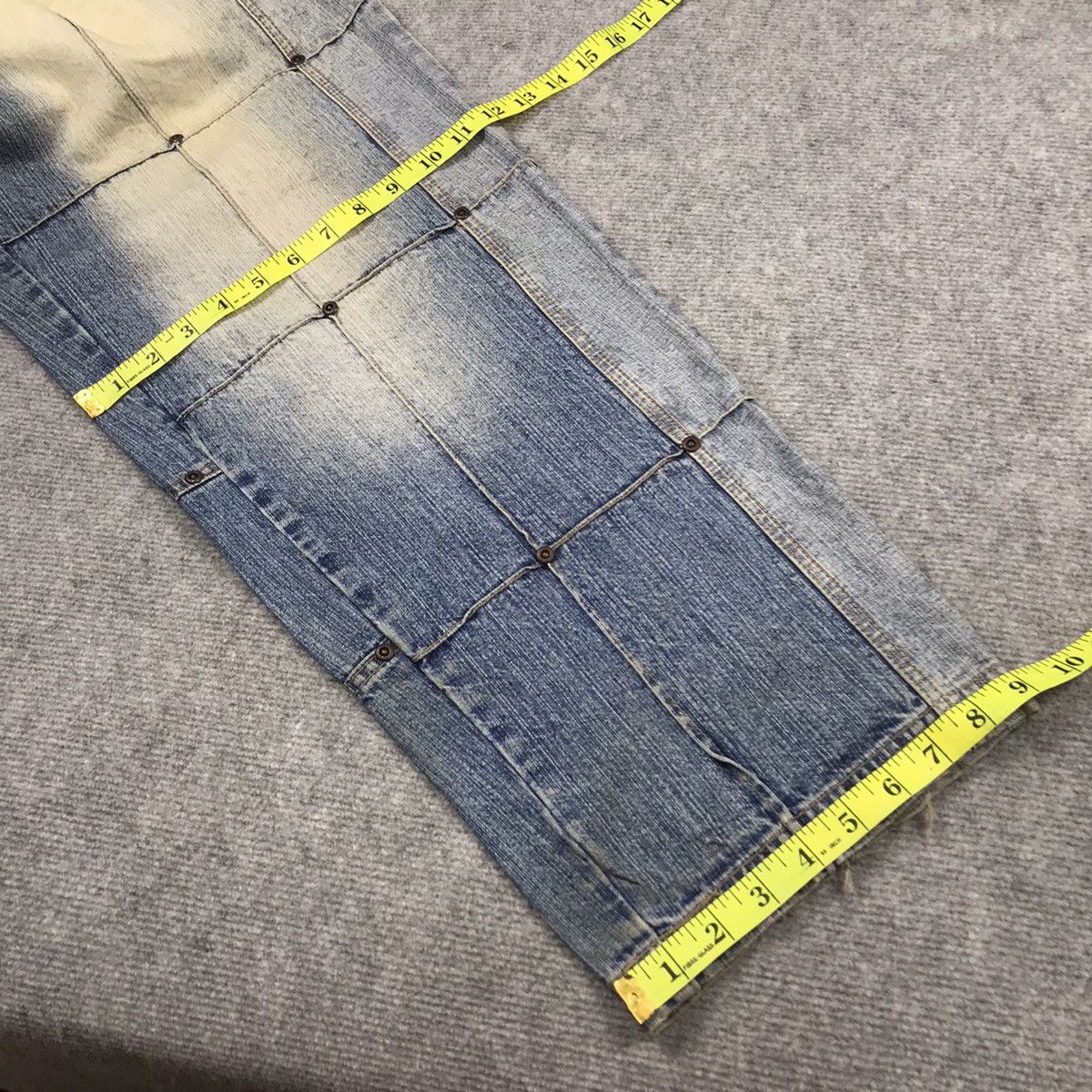 Japanese Brand BAGGY🔥NOIZ JEANS DENIM FADED JAPANESE STYLE PANTS Size US 32 / EU 48 - 22 Thumbnail