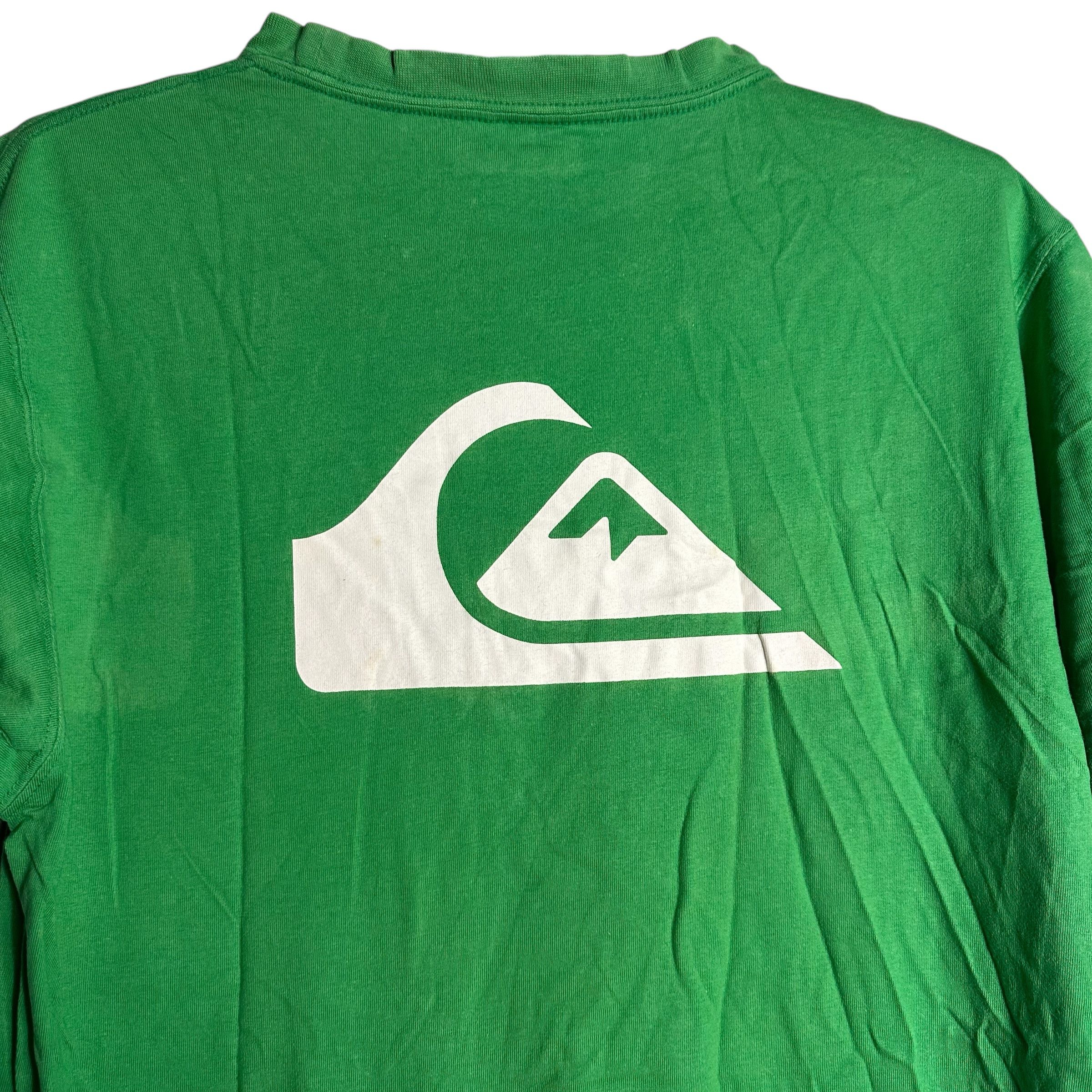 Quiksilver × Vintage 🔥RARE🔥Vintage Quiksilver Skateboard Spell Out T-shirt Size US L / EU 52-54 / 3 - 4 Thumbnail