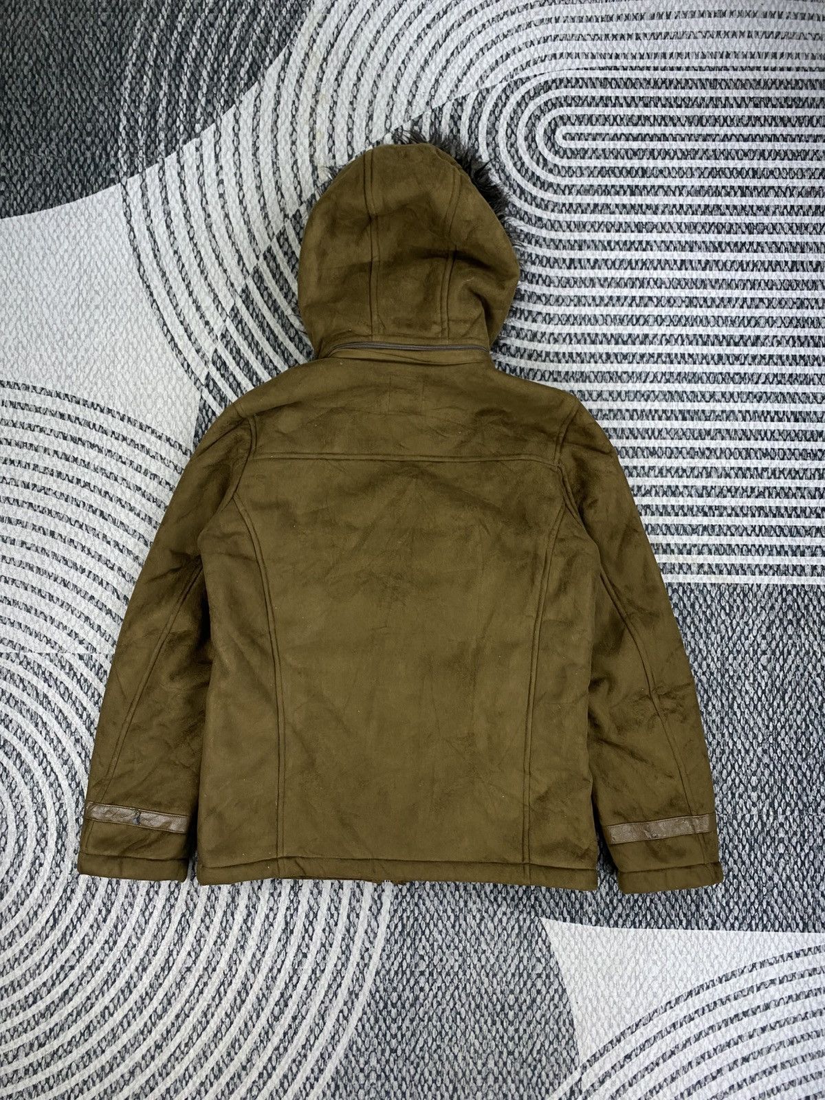 Hysteric Glamour Vtg Louis Cavlon Faux Fur Hooded Suede jacket Size US S / EU 44-46 / 1 - 2 Thumbnail