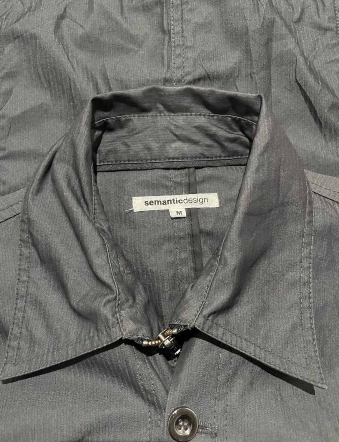 semanticdesign 2000s Japanese Brand Semantic Desain Zipper Light Jacket Size US M / EU 48-50 / 2 - 6 Thumbnail