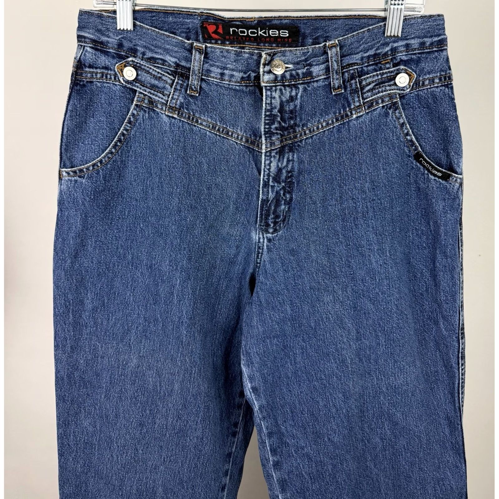 Vintage VINTAGE Rockies Jeans Womens 31x29 ACTUAL Relaxed High Rise 90s Cowboy Western Denim Jeans Women Size 24" / US 00 / IT 34 - 3 Thumbnail