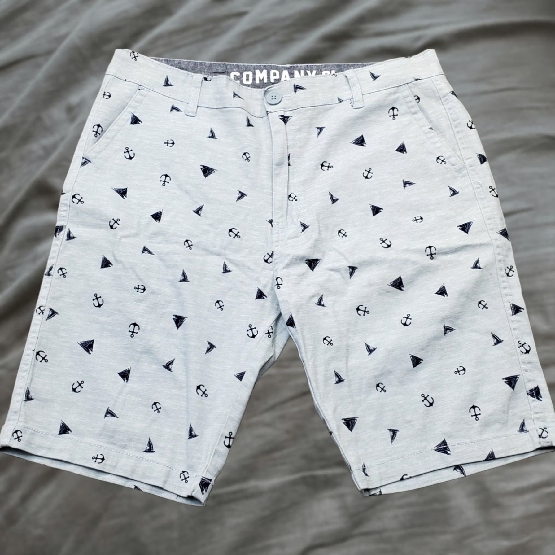 Nautica Company 81 Chino Shorts Mens 34 Multicolor Sailing Boat Nautical Slash Pocket Shirt Size US 34 / EU 50 - 1 Thumbnail