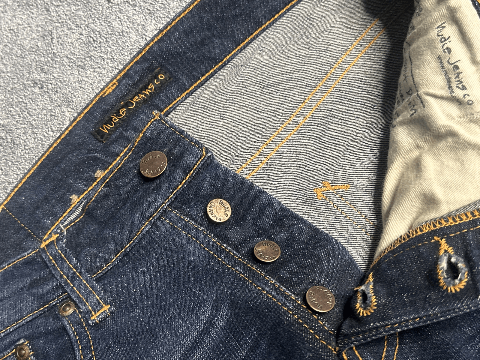 Nudie Jeans Nudie jeans grim tim W32 L32 Size US 32 / EU 48 - 7 Thumbnail