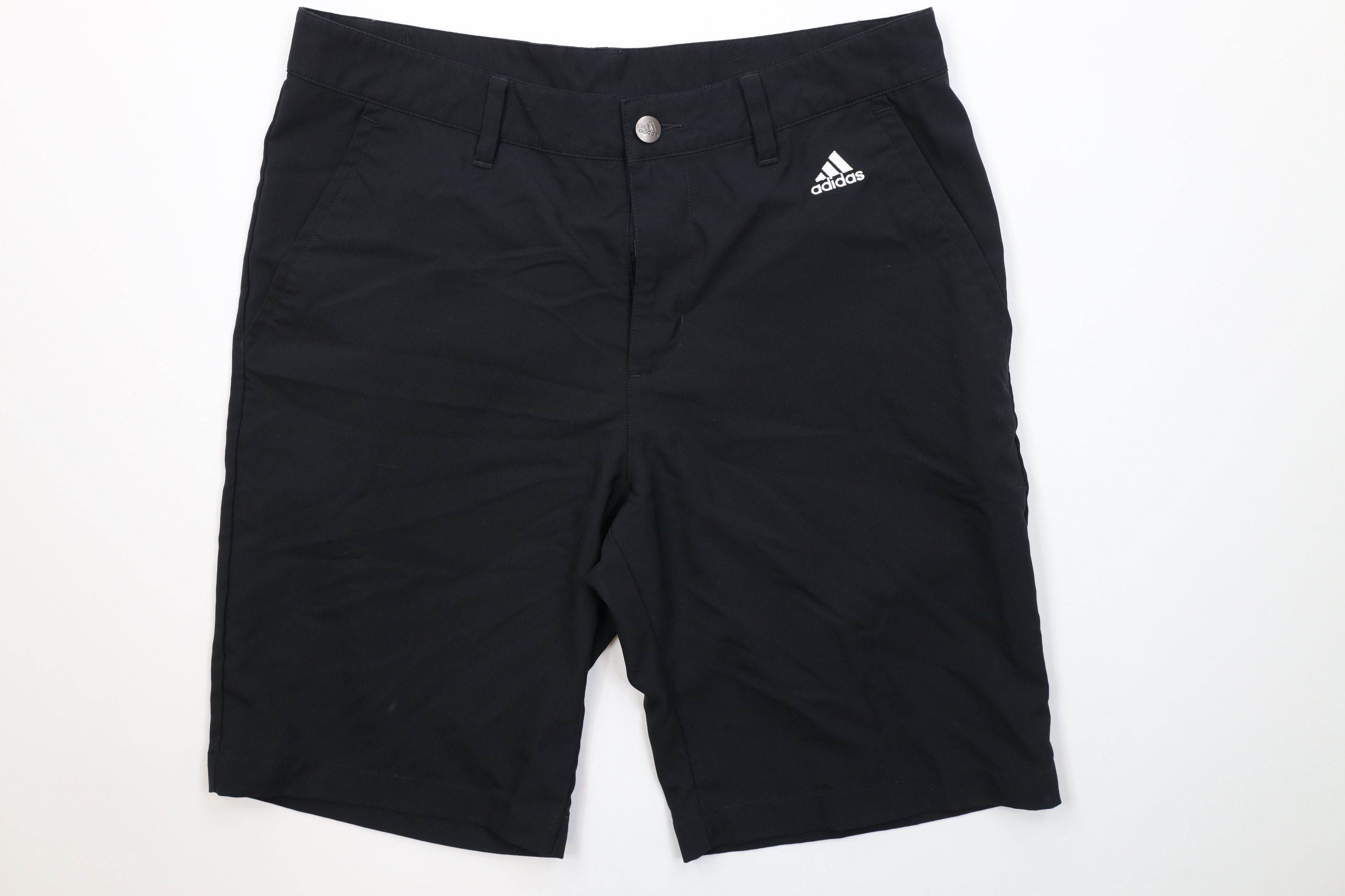 Adidas Vintage Y2K Adidas Golf Spell Microfiber Chino Shorts Black Size US 32 / EU 48 - 1 Thumbnail