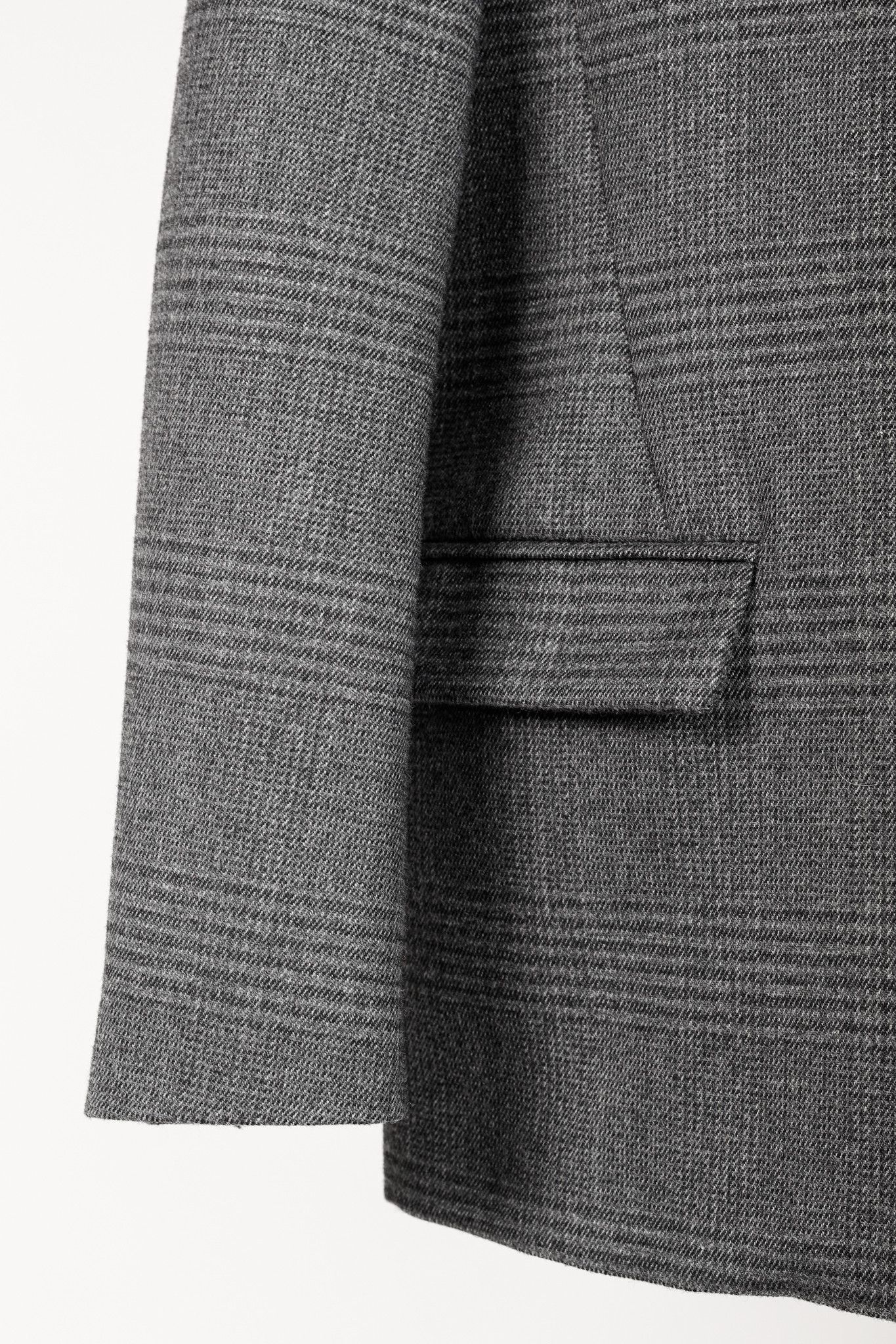 Isabel Marant Etoile Isabel Marant Etoile Grey Plaid Wool-Blend Blazer Size XS / US 0-2 / IT 36-38 - 6 Thumbnail