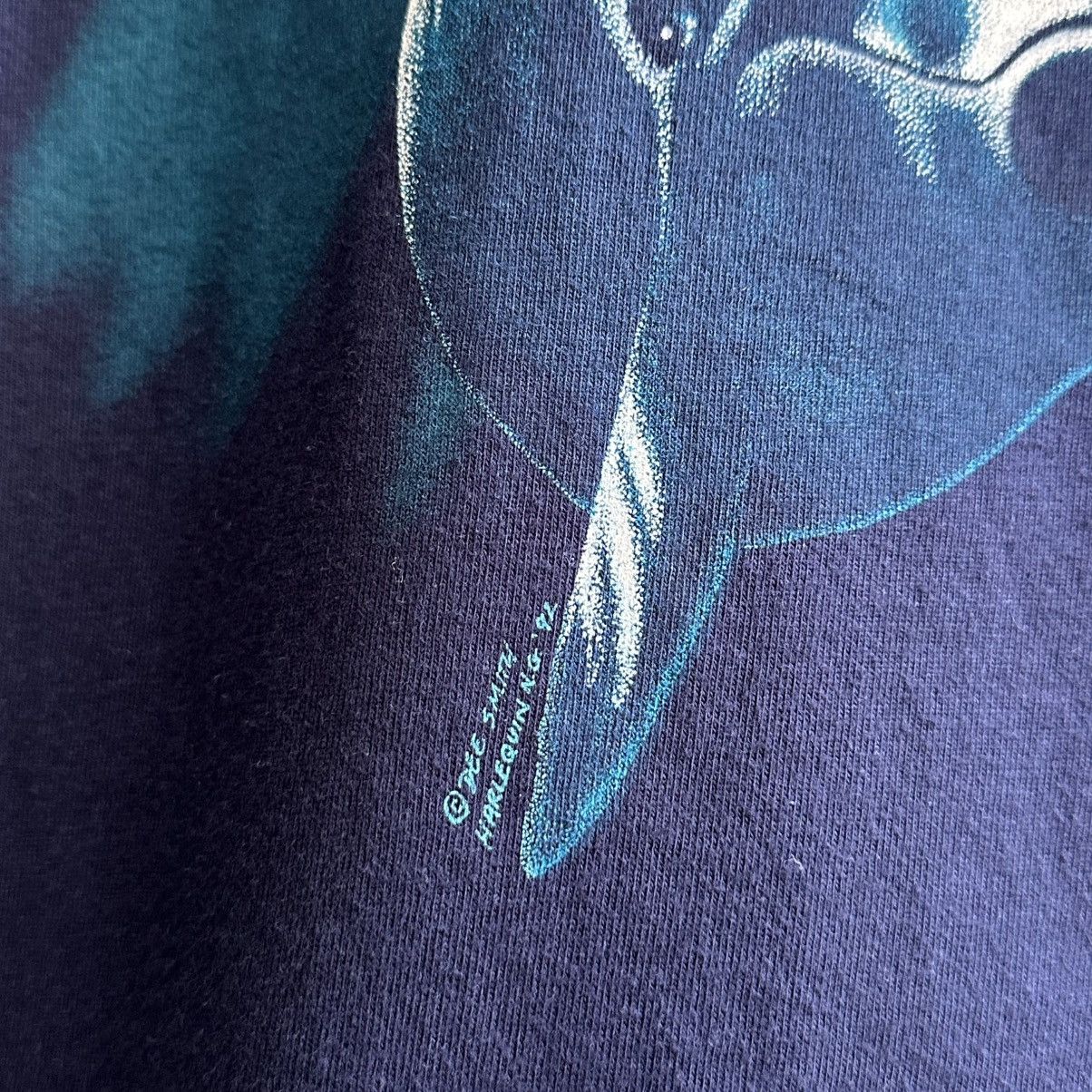 Vintage Vintage 1992 Harlequin Dolphin’s Graphic Tee Size US M / EU 48-50 / 2 - 4 Thumbnail