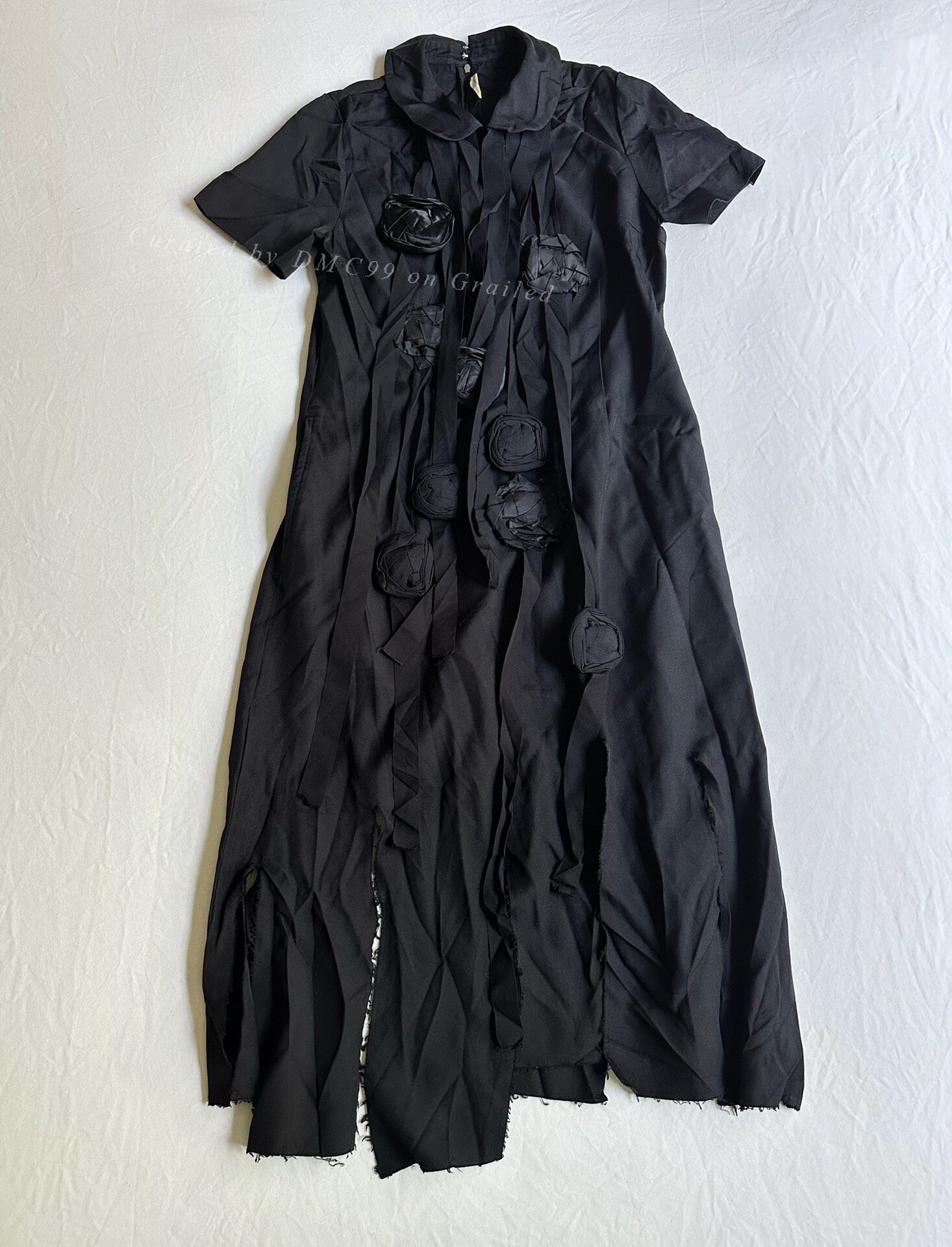 Rei Kawakubo Comme des Garçons Torn Rose Dress Size M / US 6-8 / IT 42-44 - 1 Thumbnail