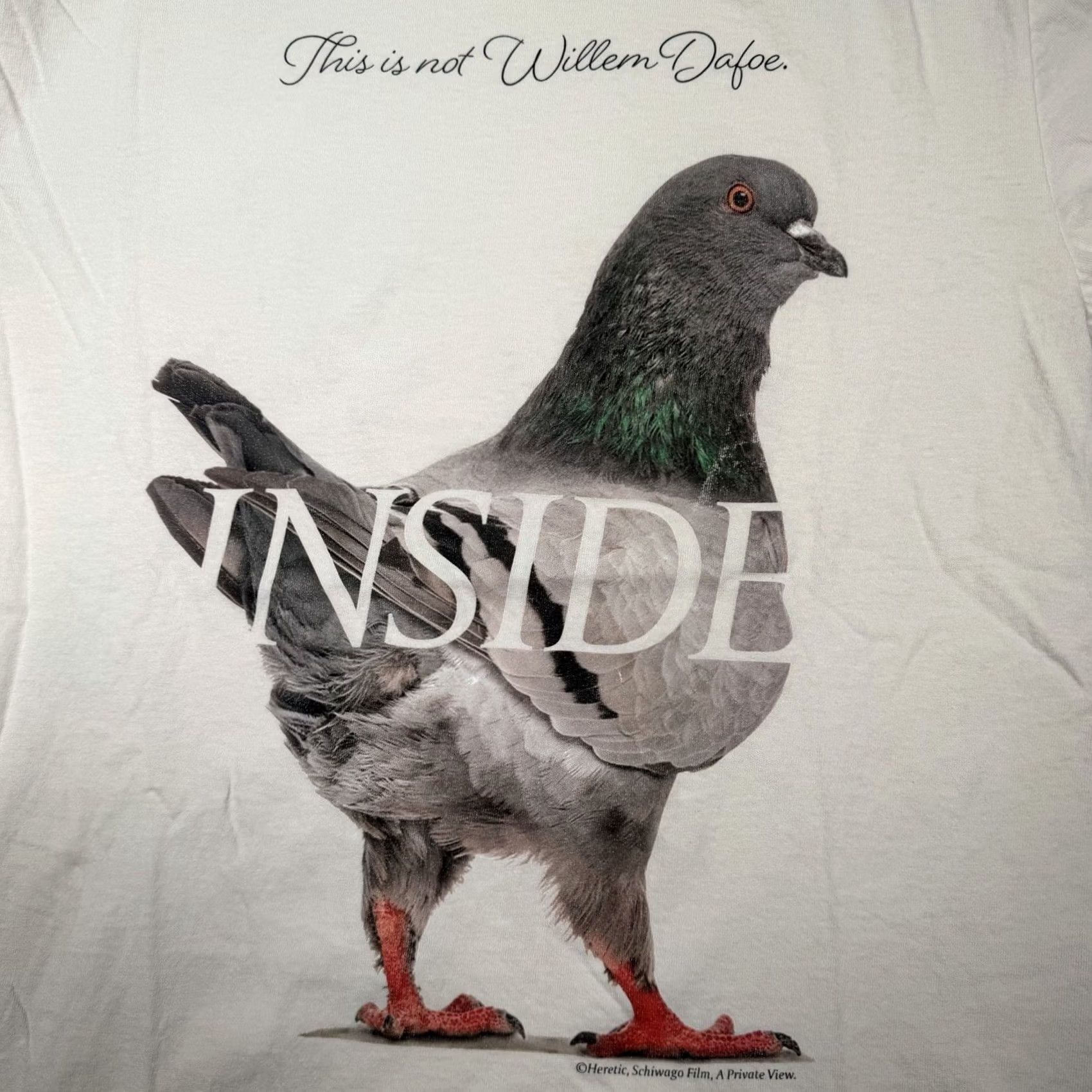 Vintage INSIDE Super Yaki Shirt Men’s Small Willem Dafoe Pidgin Schiwago Film Beige Size US S / EU 44-46 / 1 - 2 Thumbnail