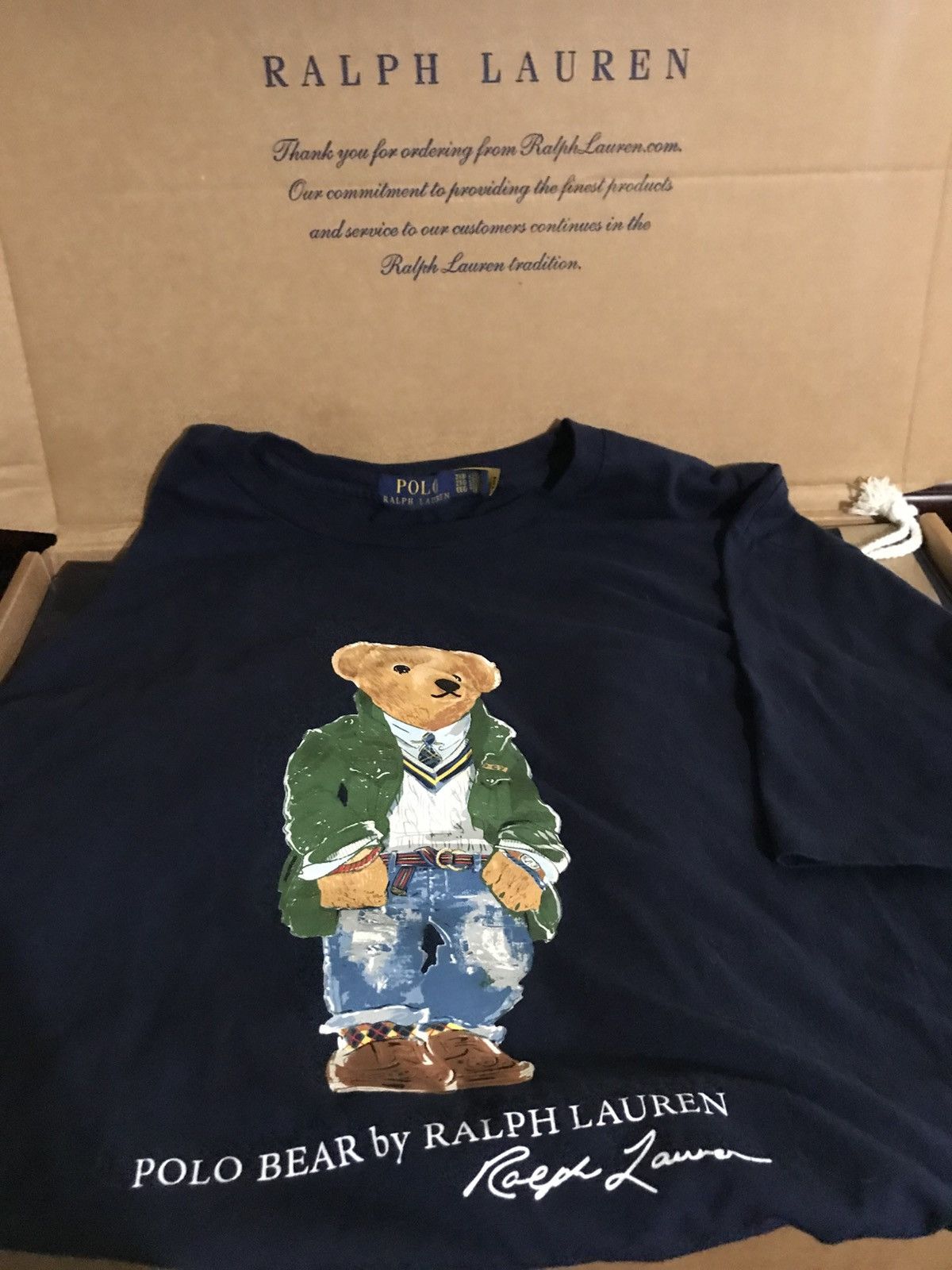 Polo Ralph Lauren Polo Ralph Lauren Navy Polo Bear Size 2XB Size US XXL / EU 58 / 5 - 1 Thumbnail