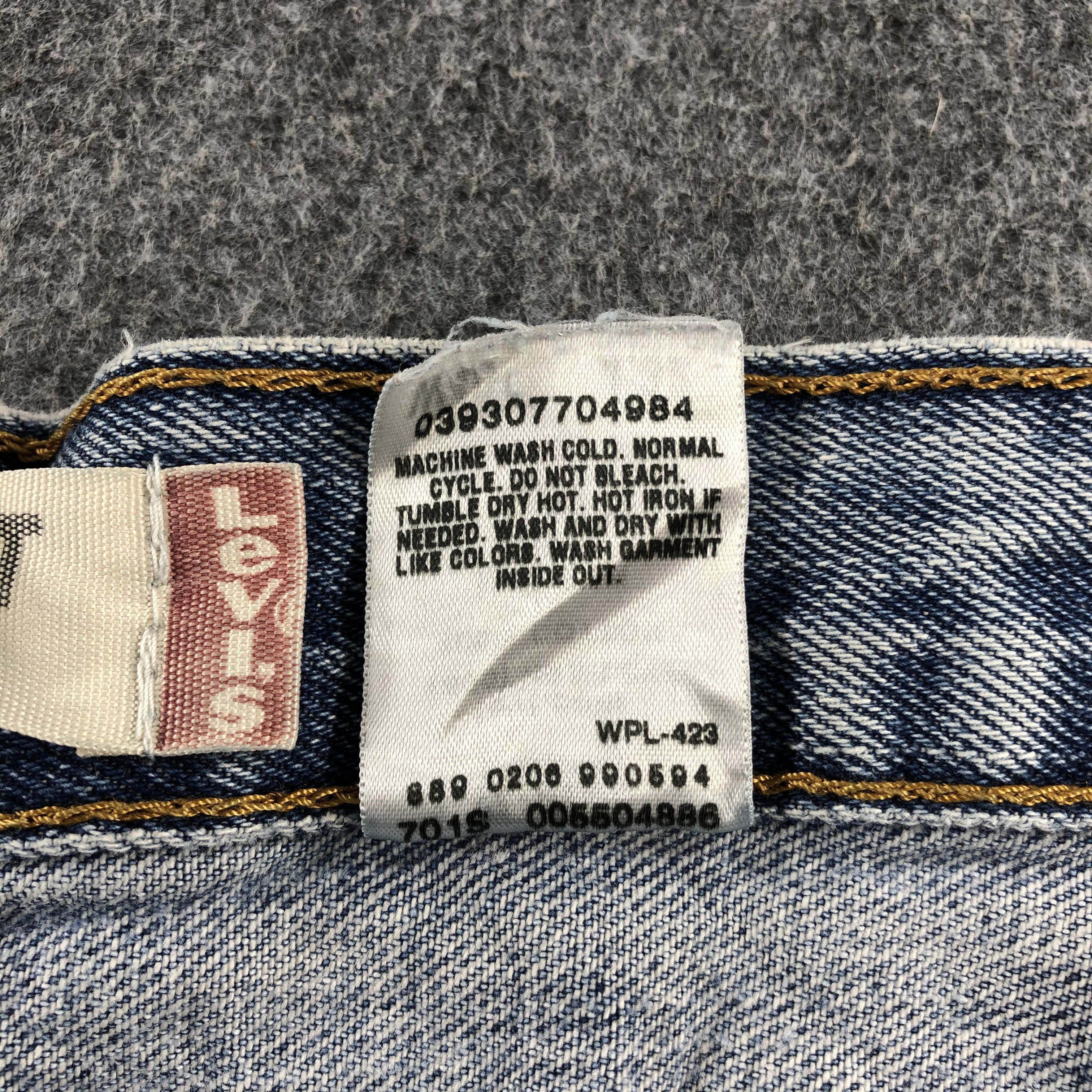 Levi's Vintage Blue Wash Levis 550 Jeans-J2553 Size US 38 / EU 54 - 11 Thumbnail