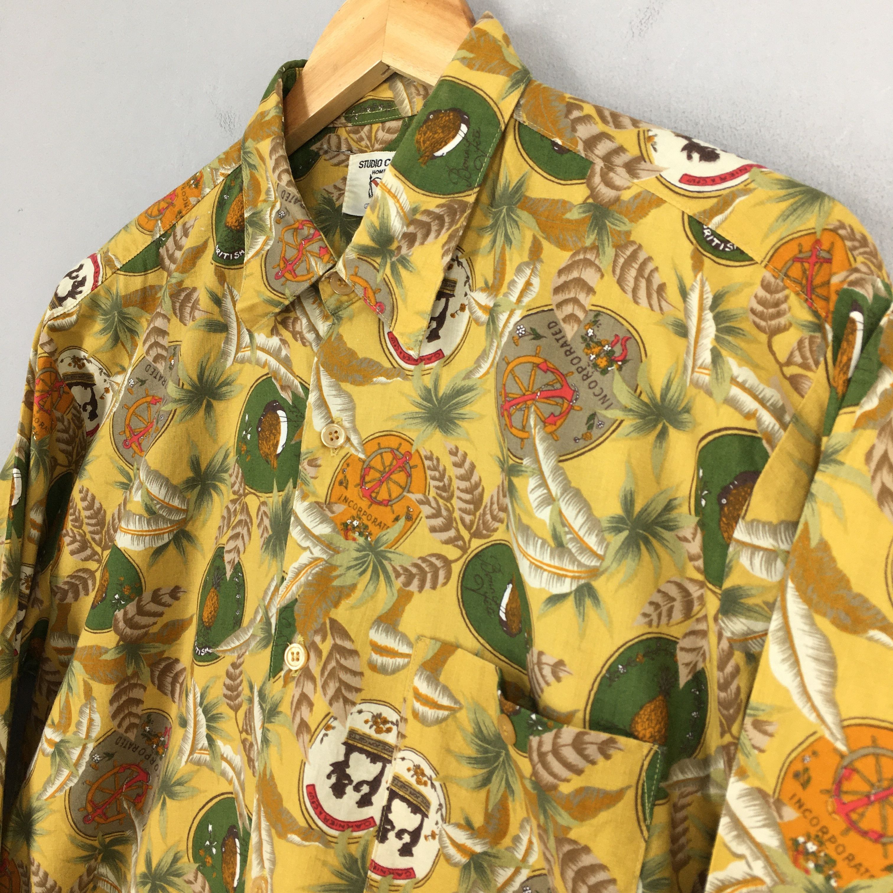 Other Vintage 80's Hawaiian Aloha Tropical Cotton Shirt M Size US M / EU 48-50 / 2 - 3 Thumbnail