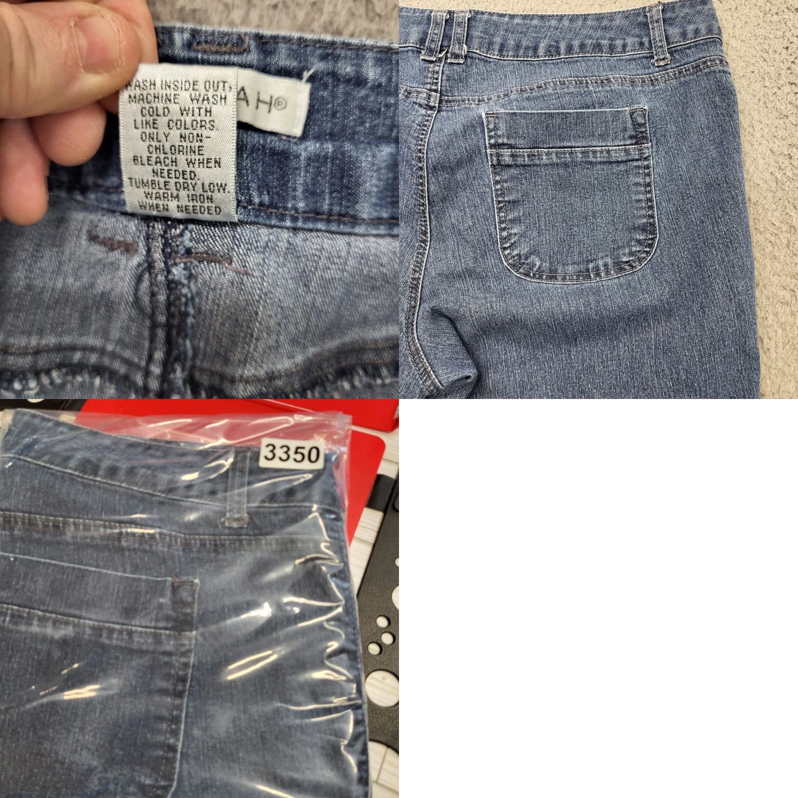 Vintage Hannah Jeans Shorts Women's Size 14 Bermuda Denim City Beach Work Hiking Sun Size 36" / US 14 / IT 50 - 8 Thumbnail