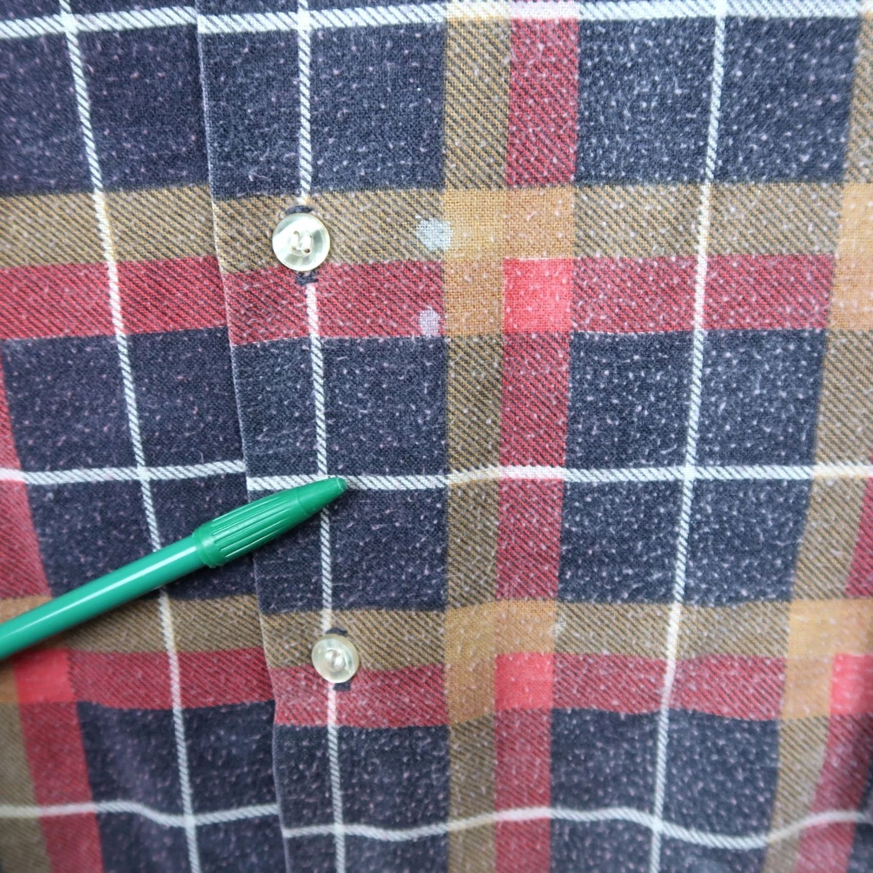 Vintage VINTAGE 70s Mr Leggs Mens Plaid Flannel Button Up Shirt Blue Red M Size US M / EU 48-50 / 2 - 6 Thumbnail