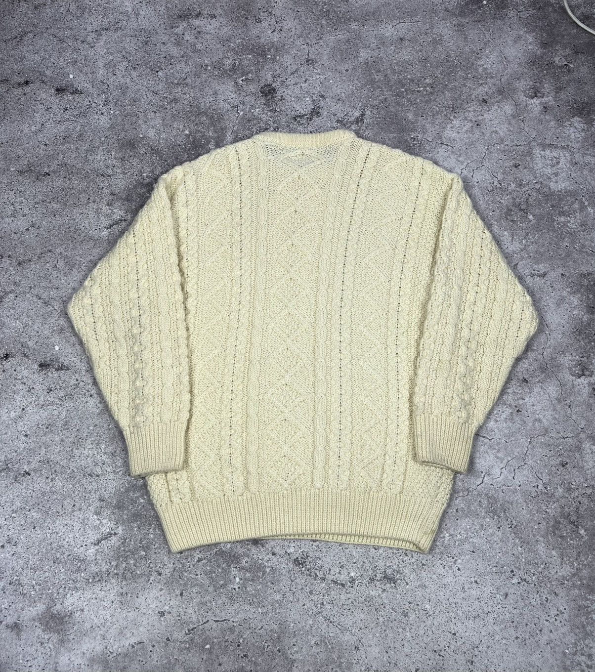 Aran Sweater Market Aran Sweater Market Women's Wool Knit Sweater Size M / US 6-8 / IT 42-44 - 9 Thumbnail
