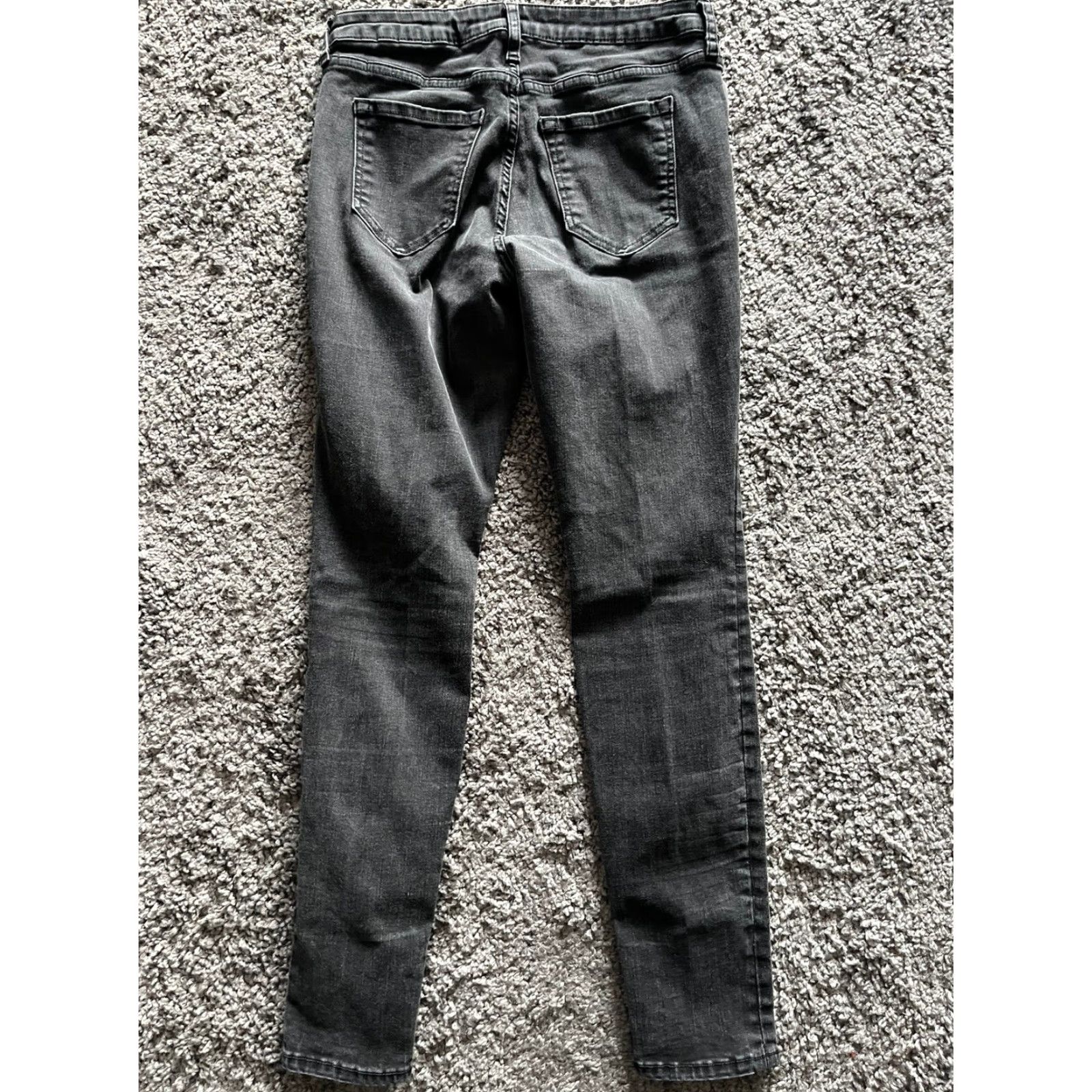 Gap Gap Jeans 8/28 High Rise Legging Black Solid Pattern Womens Size 30" / US 8 / IT 44 - 3 Thumbnail