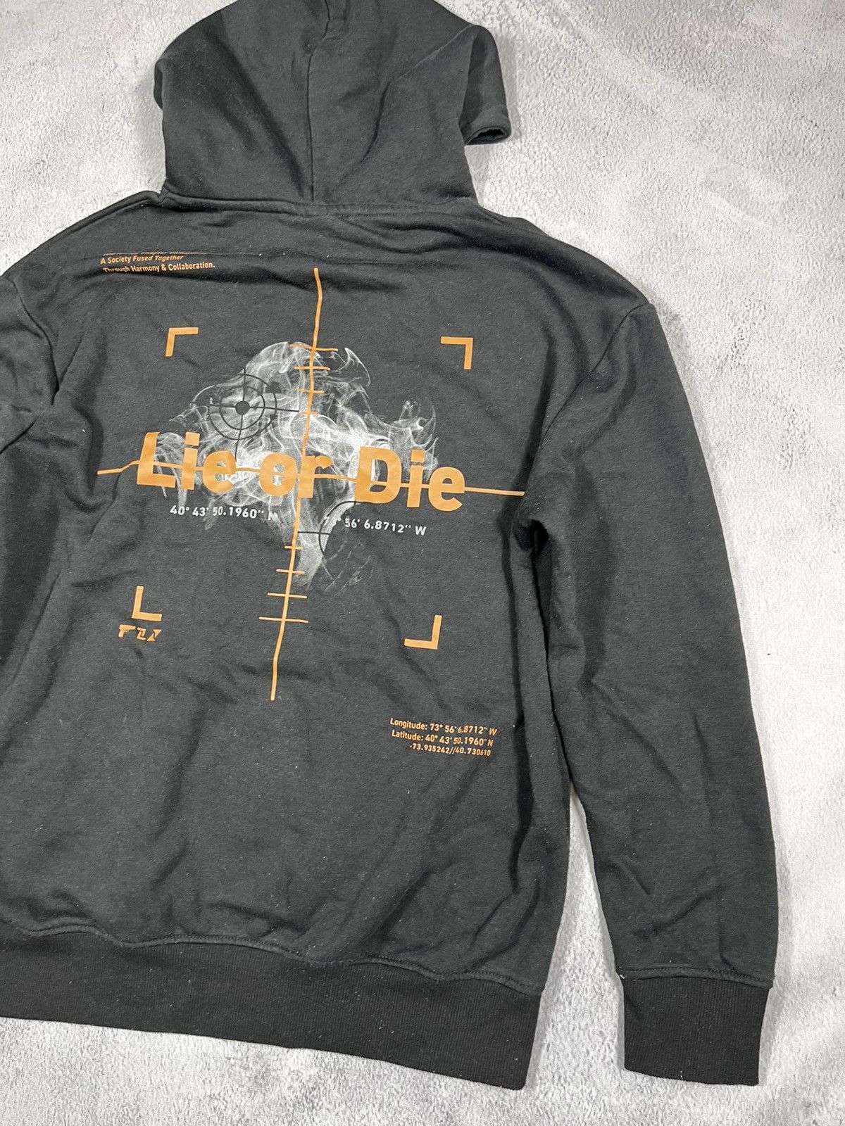 Band Tees × Vintage Vintage Y2K Lie or Die big logo hoodie streetwear M Size US M / EU 48-50 / 2 - 3 Thumbnail