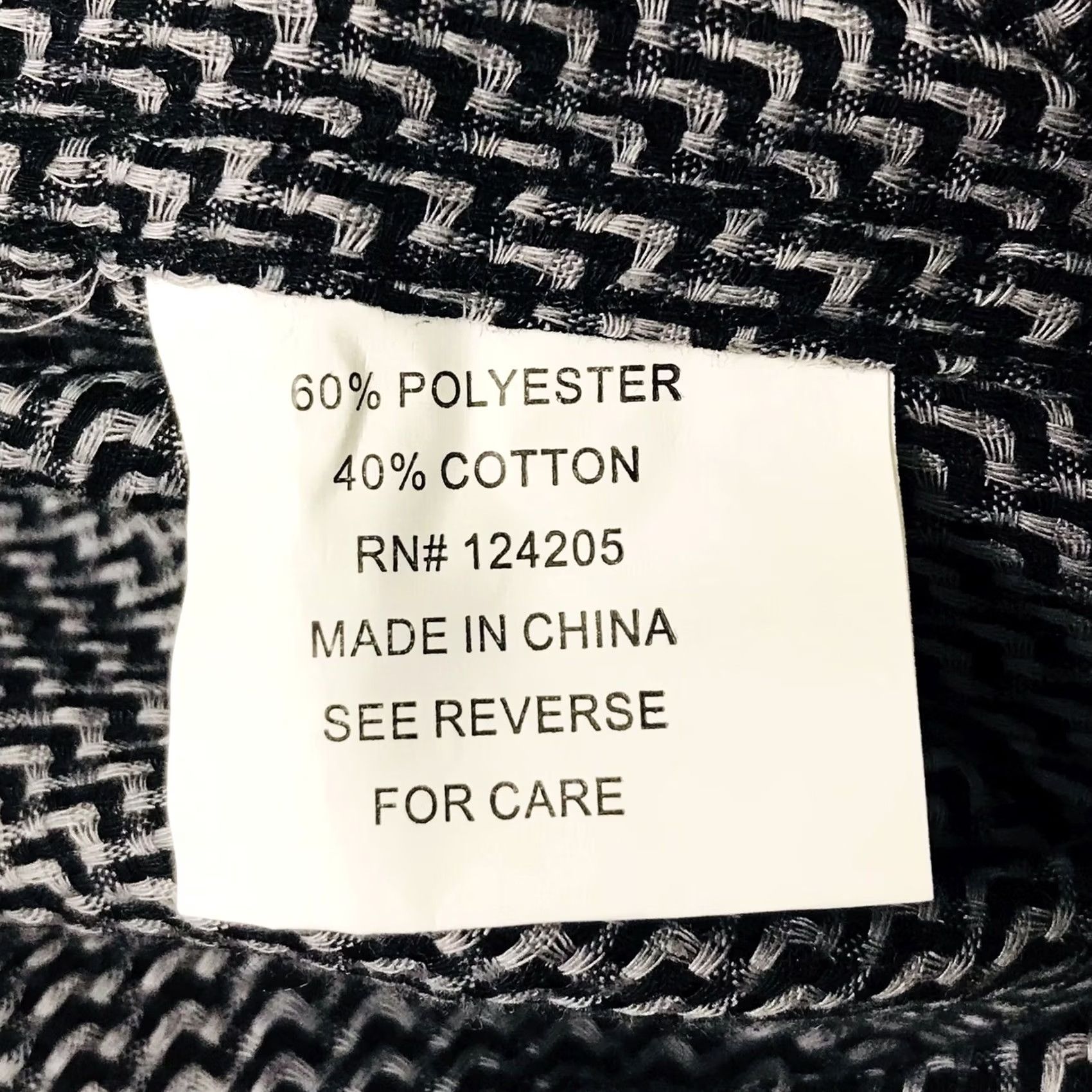 Vintage F/X Fusion Men Button-Up Shirt Wavy Woven Long Sleeve Black / White 2XL Chest Pocket Wrinkle Resistant Size US XXL / EU 58 / 5 - 6 Thumbnail