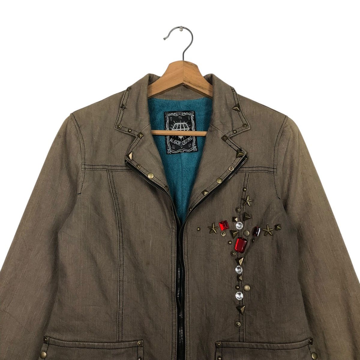 Japanese Brand 🔥CHORE BIKER JACKET ZIPPER ALGONQUINS HYSTERIC GLAMOUR Size US S / EU 44-46 / 1 - 5 Thumbnail