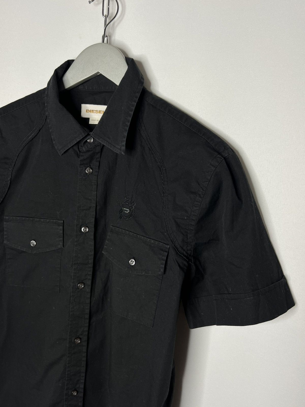 Diesel Diesel Luxury Shirt Short Sleeve Button Up Size US XL / EU 56 / 4 - 5 Thumbnail