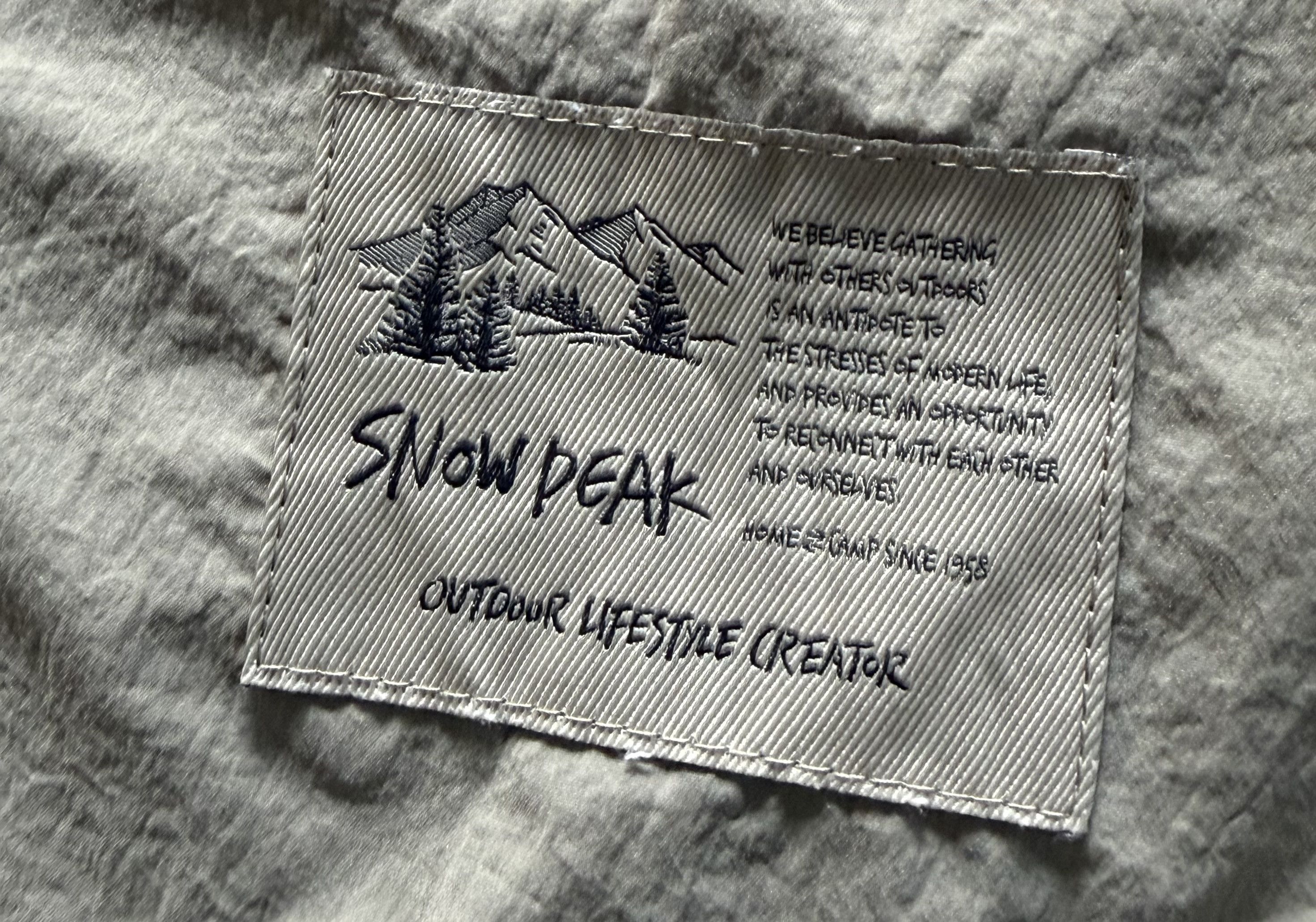Snow Peak Snow Peak - Light rain jacket Size US L / EU 52-54 / 3 - 24 Thumbnail