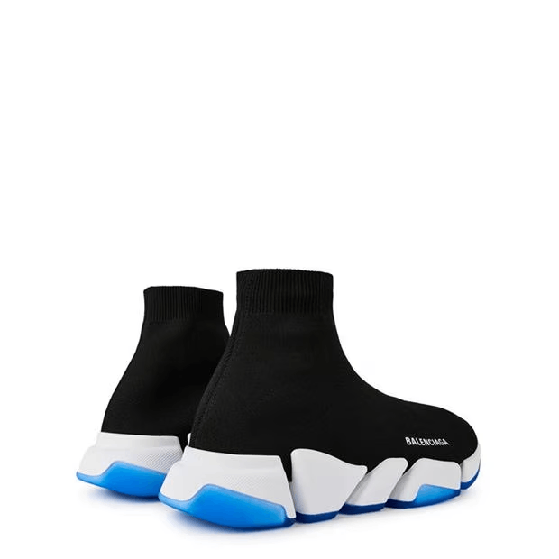 Balenciaga Speed 2.0 Clear Sole Recycled Knit Trainers Size US 9 / EU 42 - 6 Thumbnail
