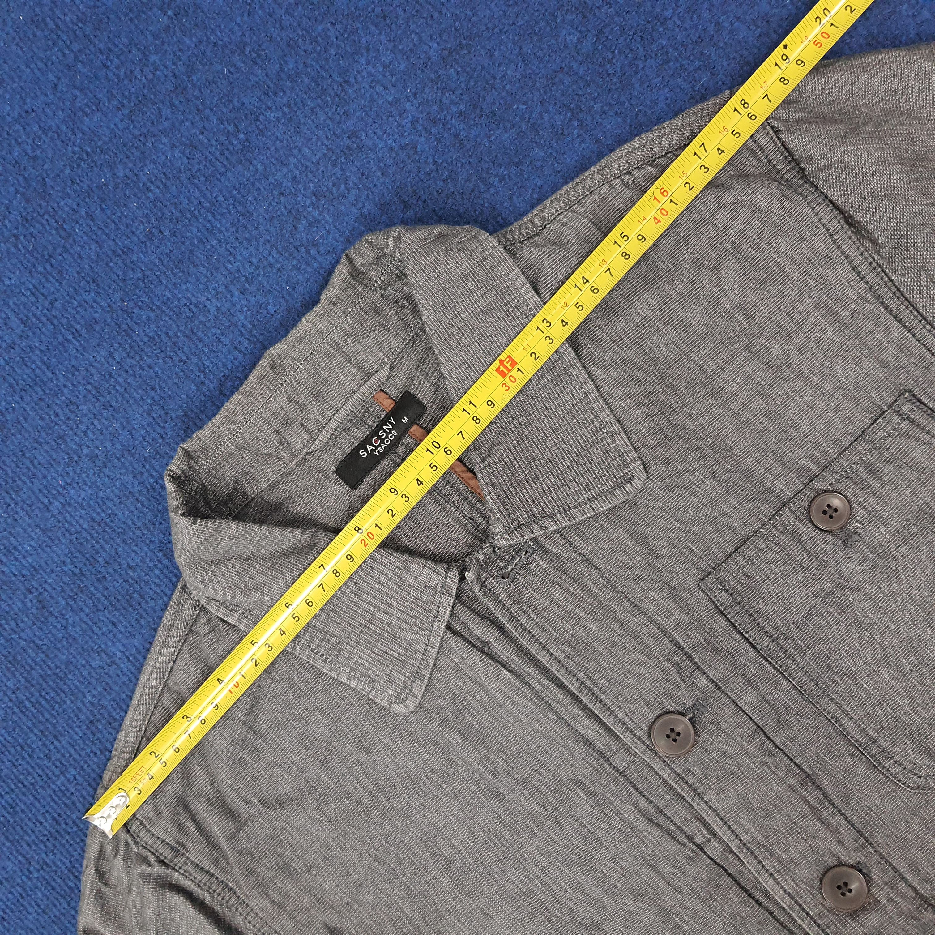 Japanese Brand × Vintage × Y's Vintage SACSNY by Yohji Custom Y's Logo Shacket C233N3 Size US M / EU 48-50 / 2 - 10 Thumbnail