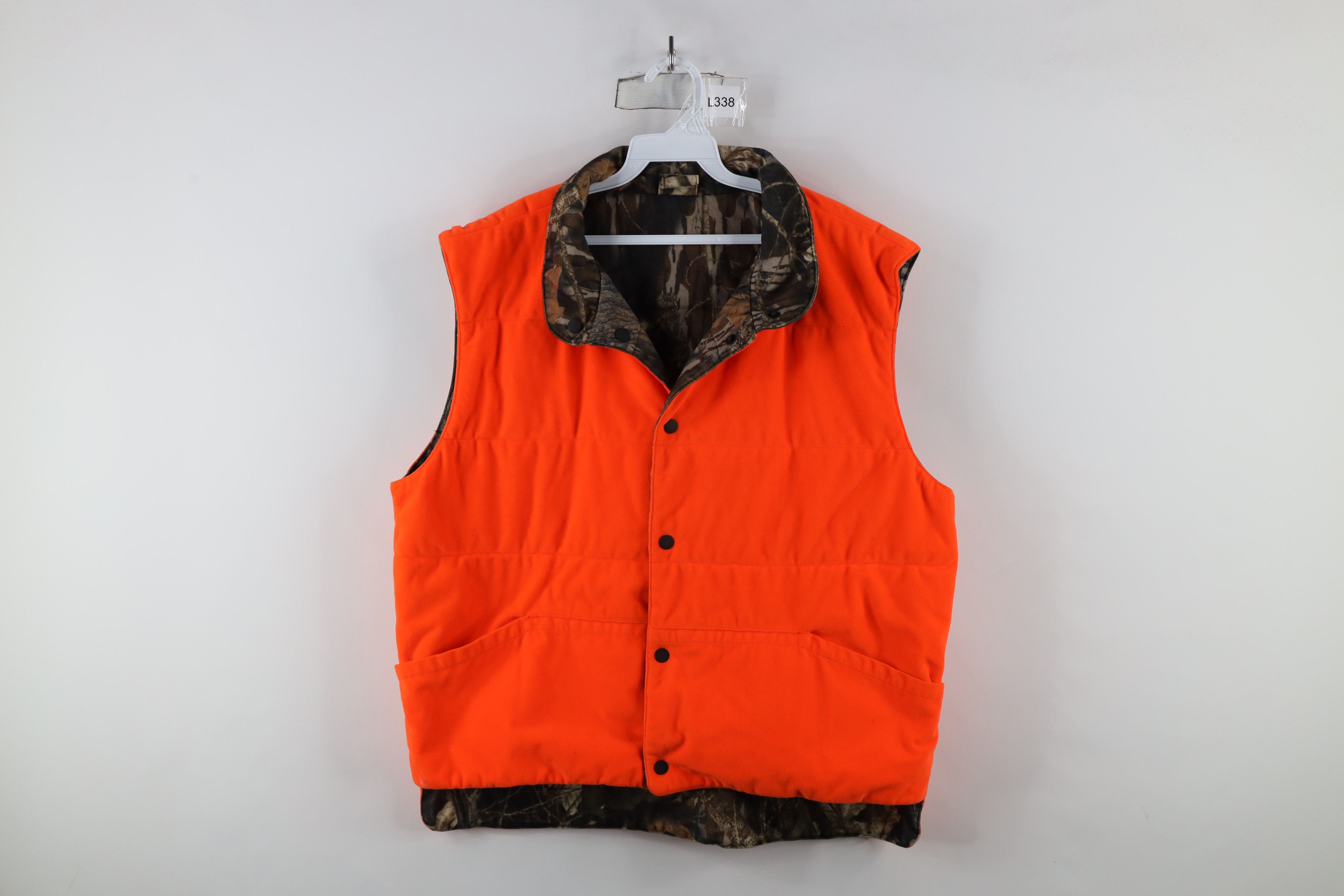 Vintage Vintage 90s Streetwear Reversible Camouflage Puffer Jacket Size US L / EU 52-54 / 3 - 12 Thumbnail