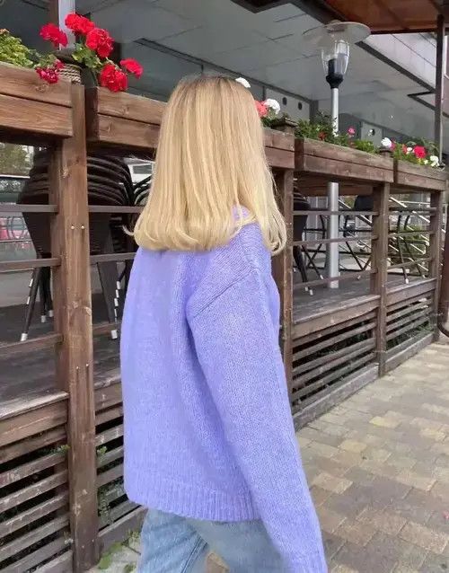 Japanese Brand Sweaters Pullover Female Knitting Overszie Size ONE SIZE - 5 Thumbnail