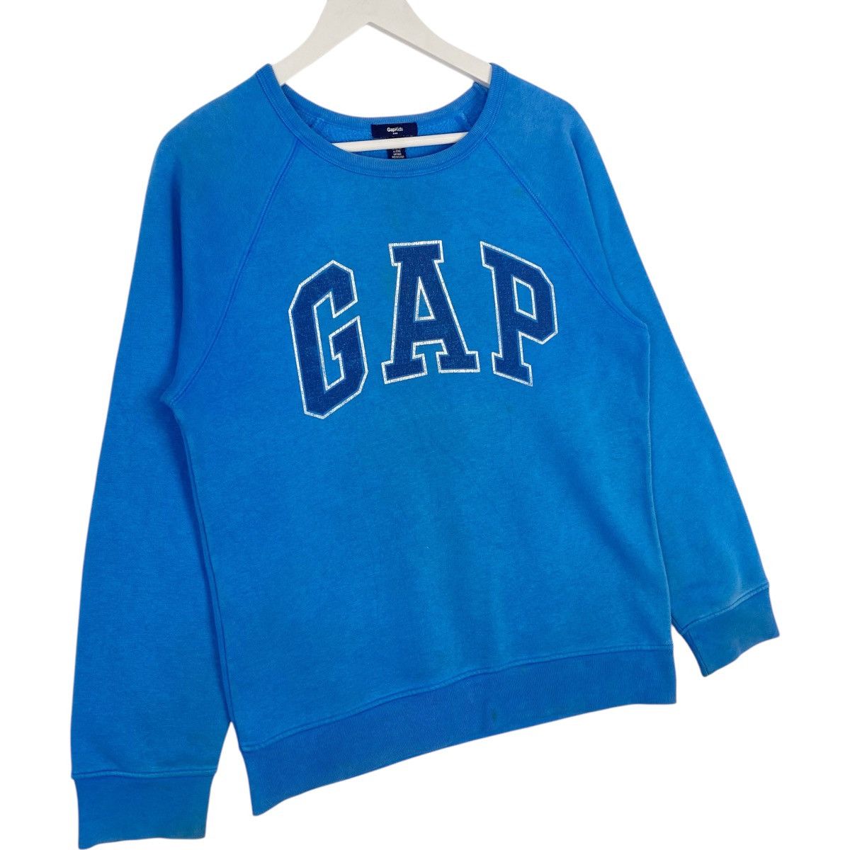Gap × Vintage Vintage GAP Kids Embroidered Crewneck Sweatshirt Blue Size US S / EU 44-46 / 1 - 3 Thumbnail