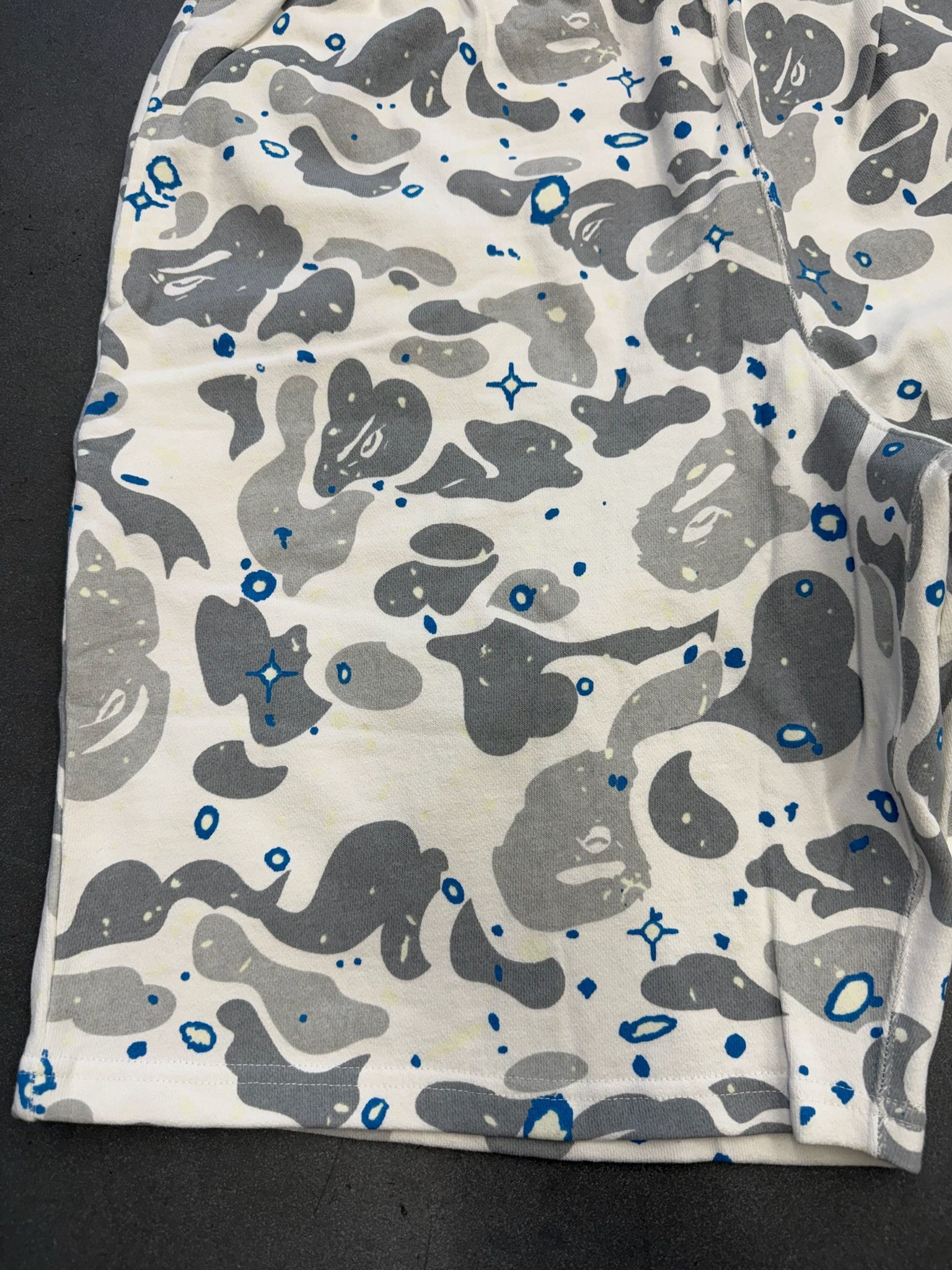 Bape SS20 A Bathing Ape Bape Space Camo Wide Sweatshort - White Size US 38 / EU 54 - 2 Thumbnail